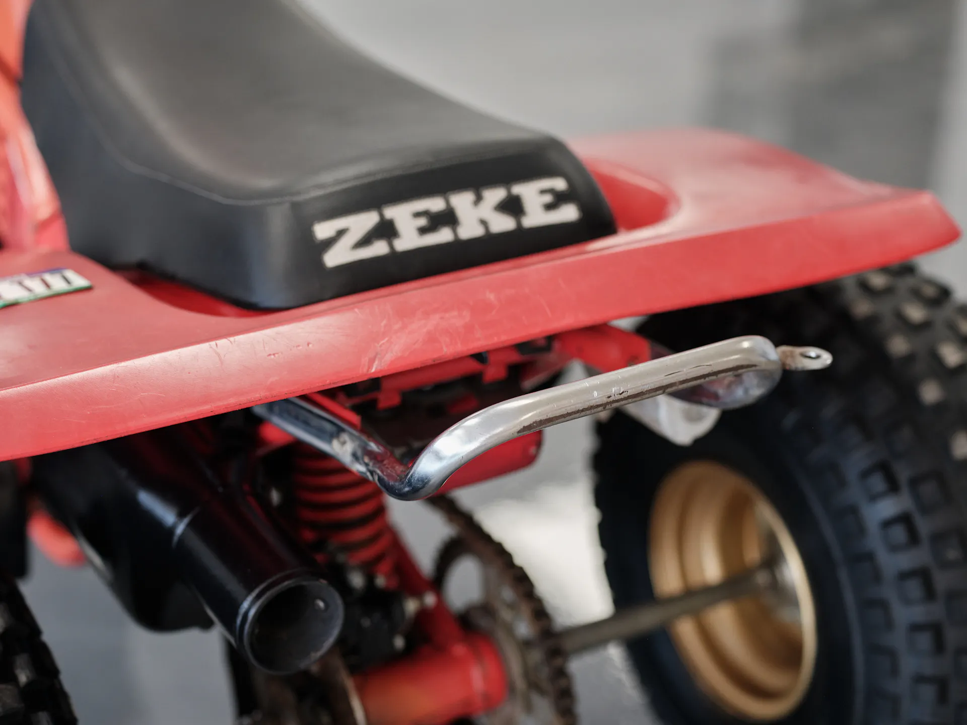 1982 Honda ATC 250R rear detail left