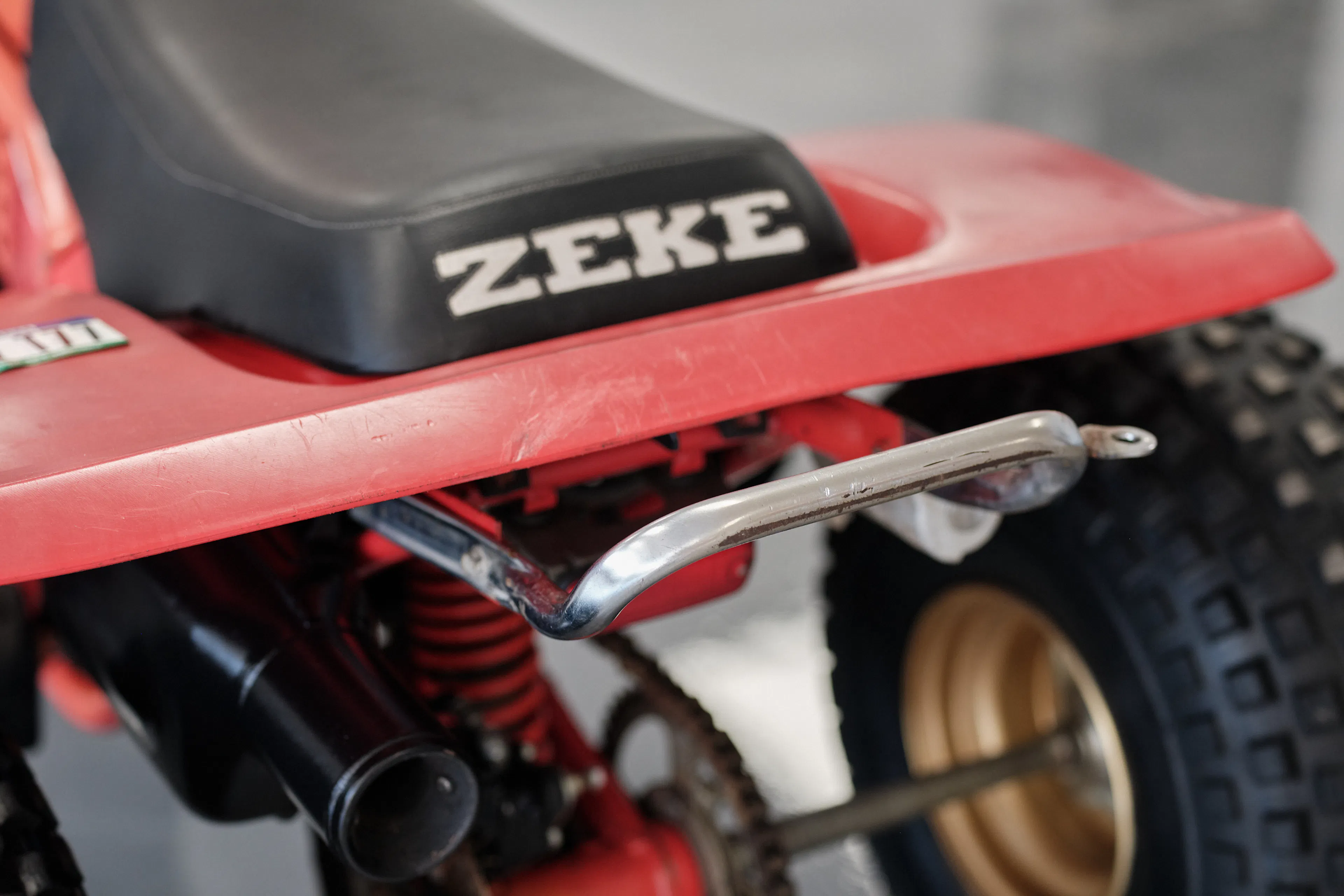 1982 Honda ATC 250R rear detail left