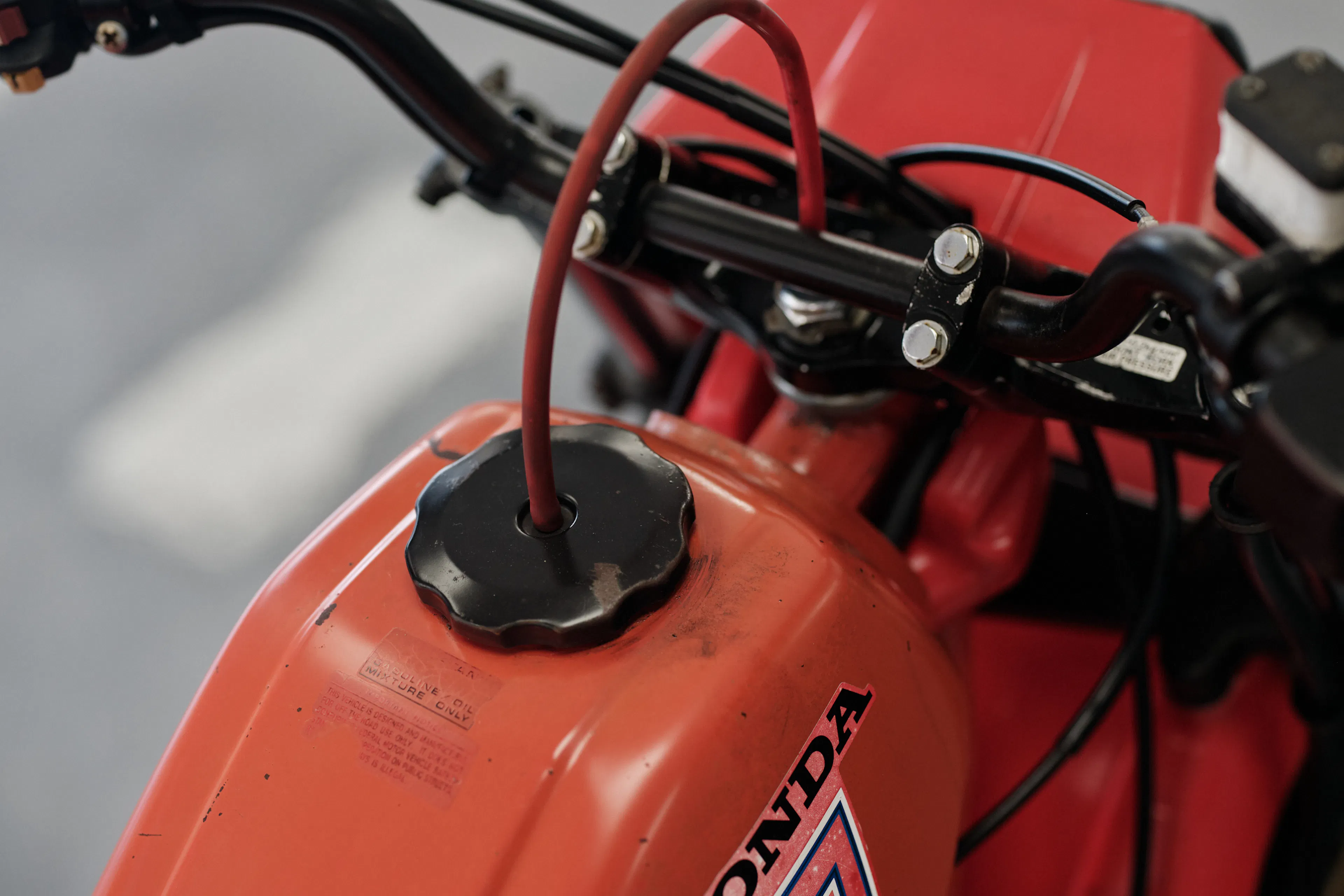 1982 Honda ATC 250R gas cap