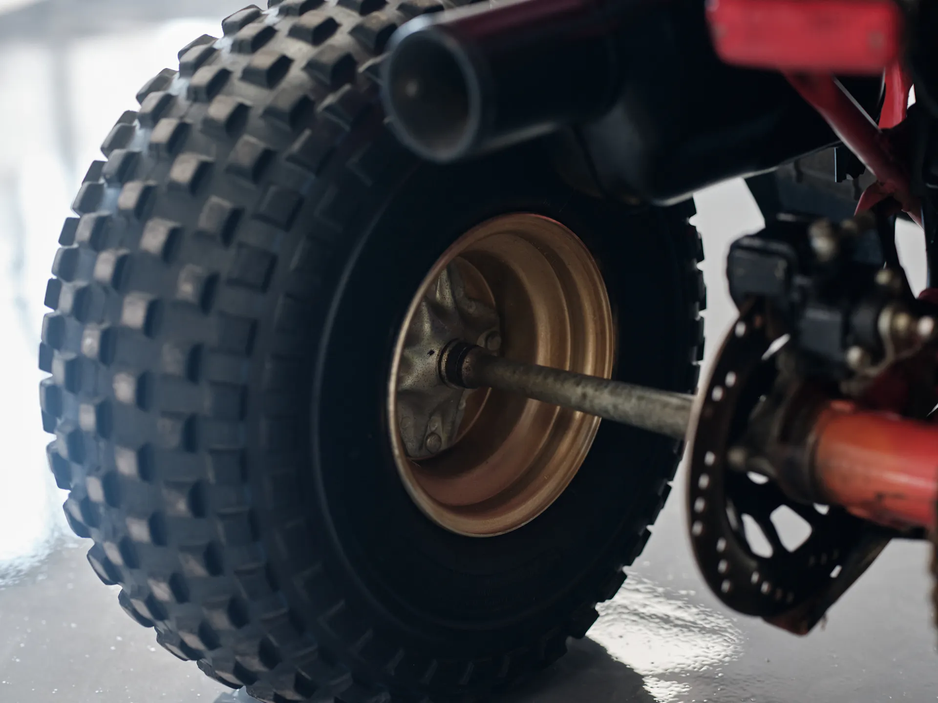 1982 Honda ATC 250R left rear tire