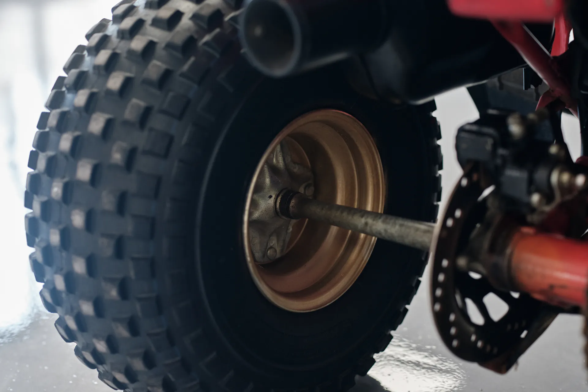 1982 Honda ATC 250R left rear tire