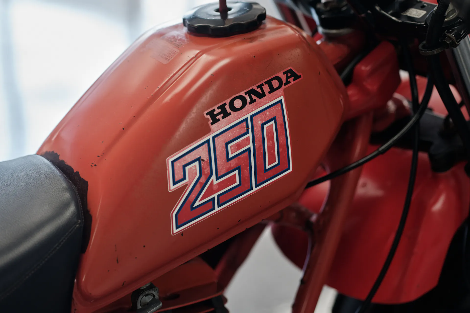 1982 Honda ATC 250R right gas tank