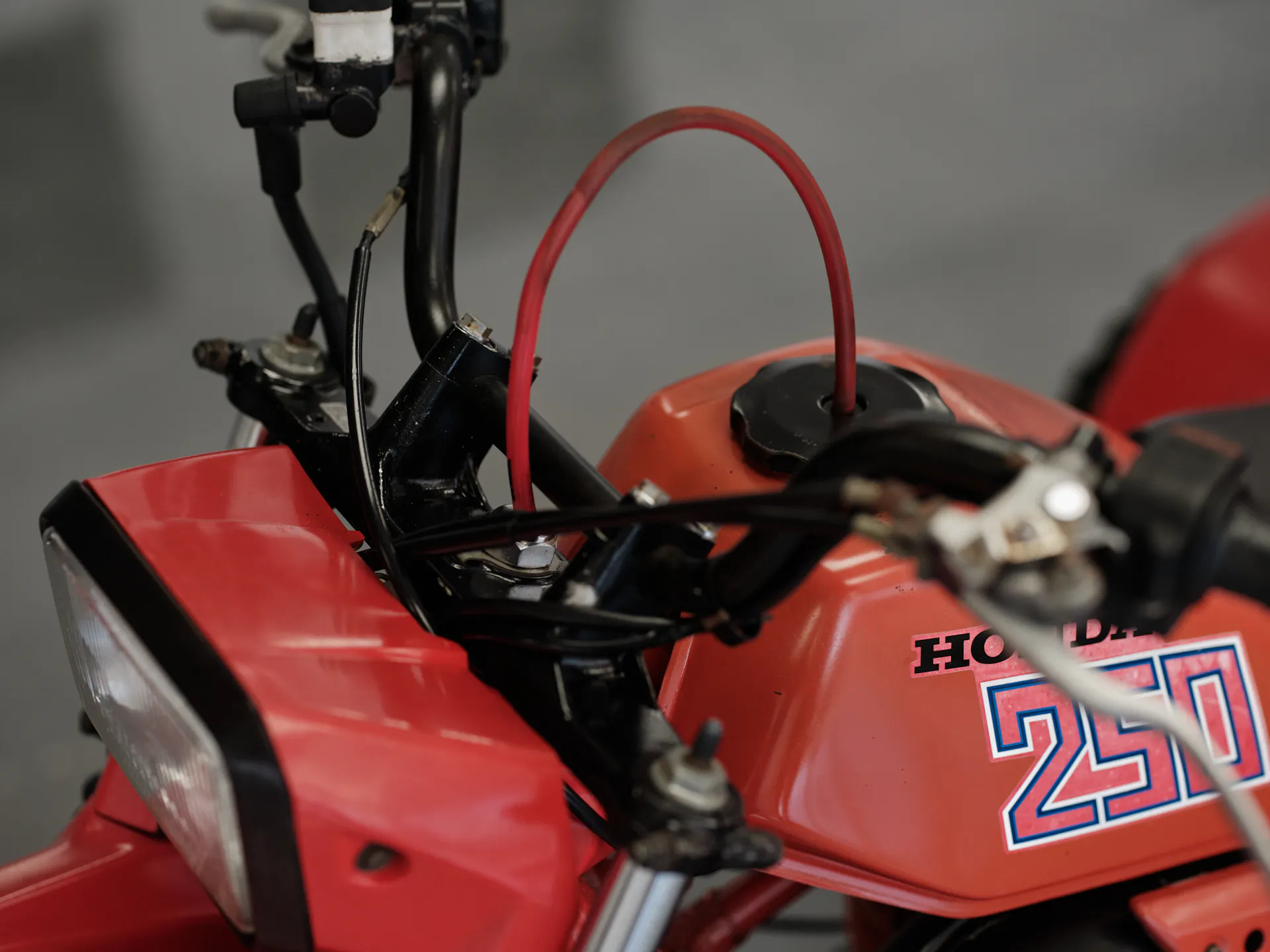 1982 Honda ATC 250R bar detail