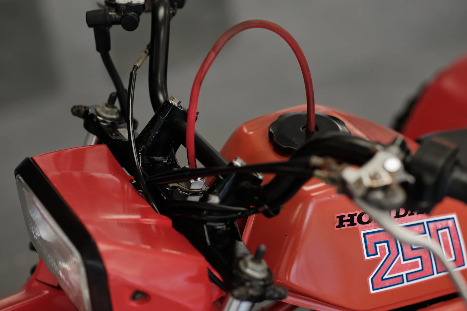 1982 Honda ATC 250R bar detail