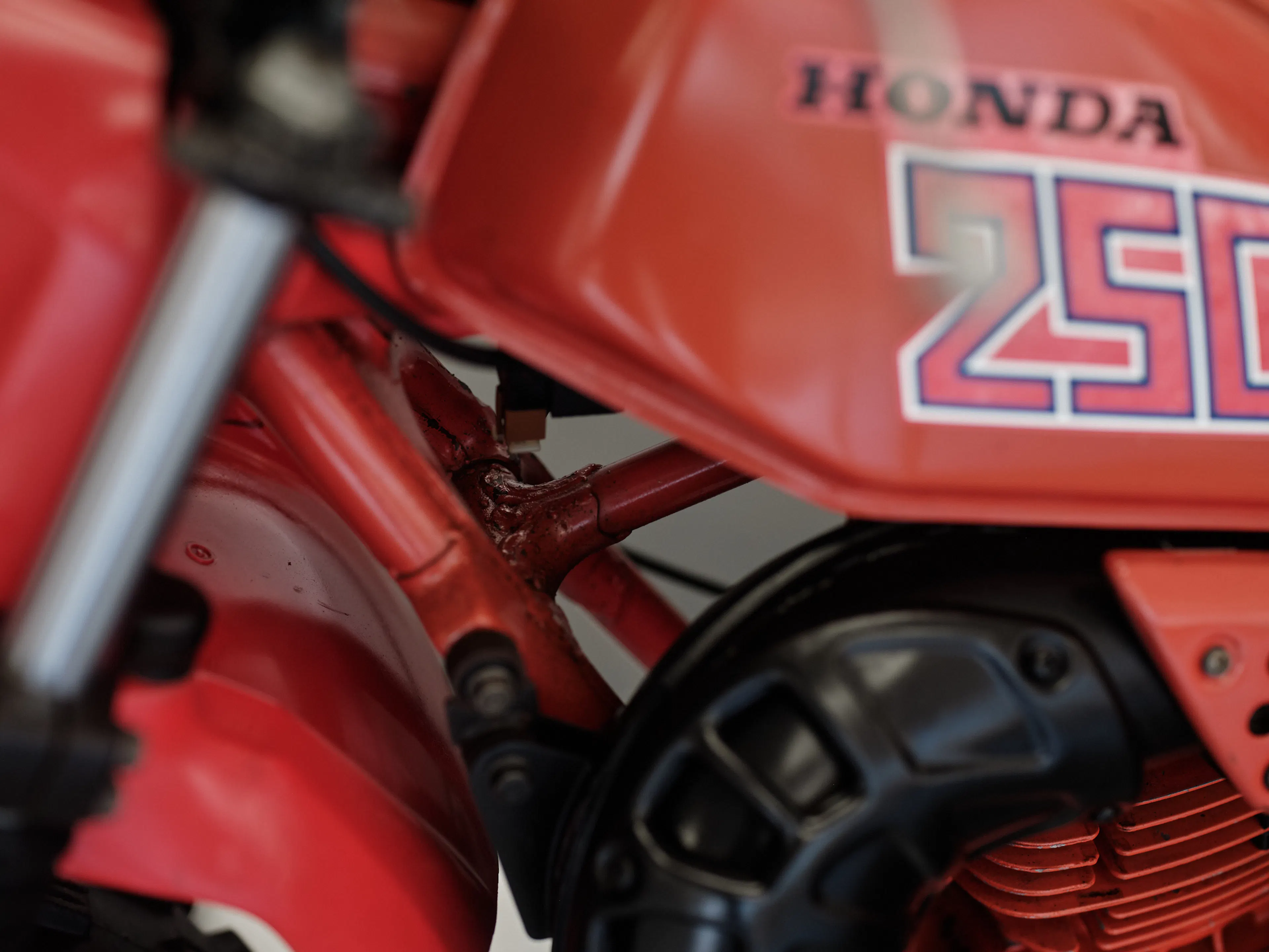 1982 Honda ATC 250R tank close
