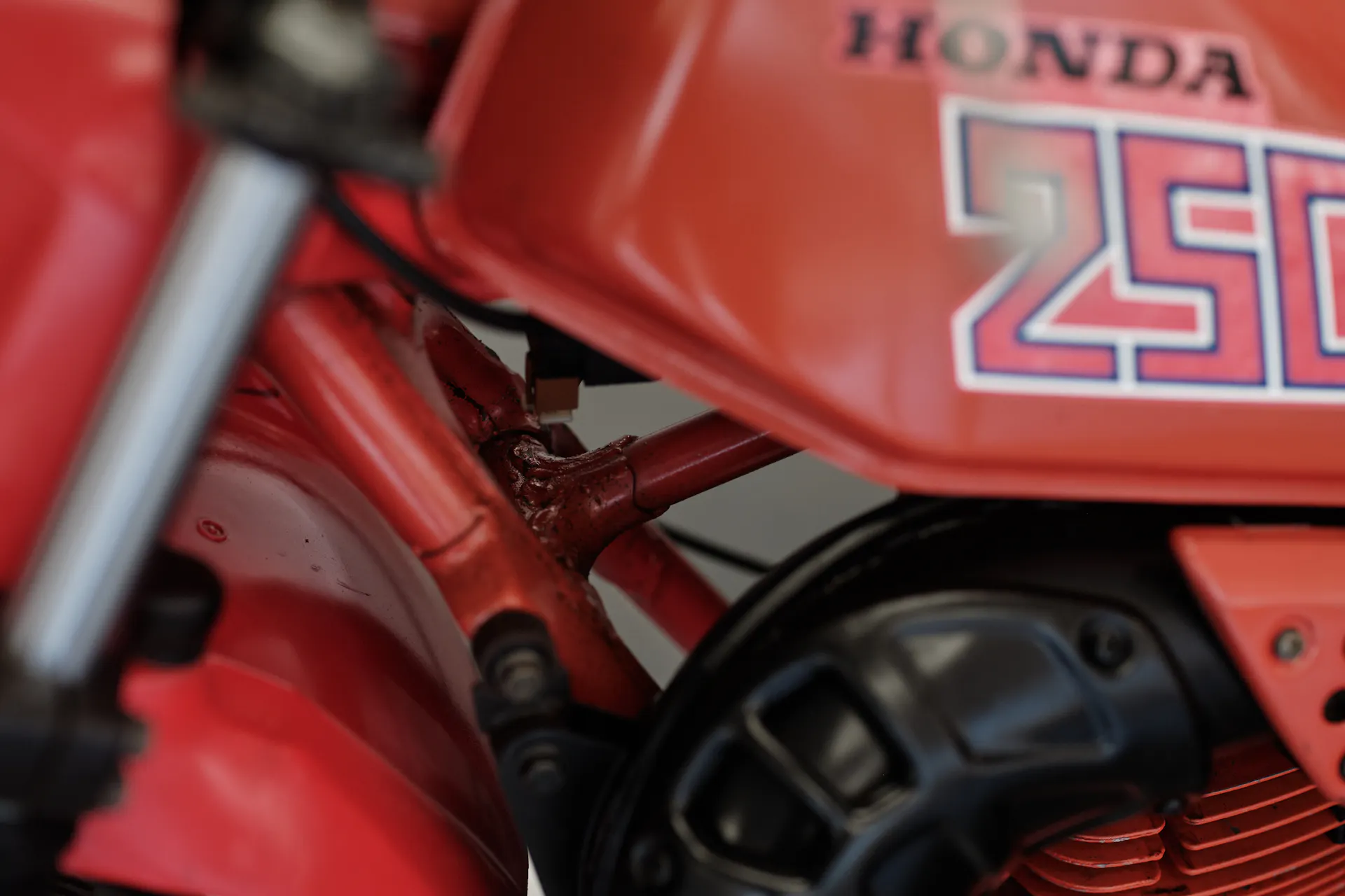 1982 Honda ATC 250R tank close