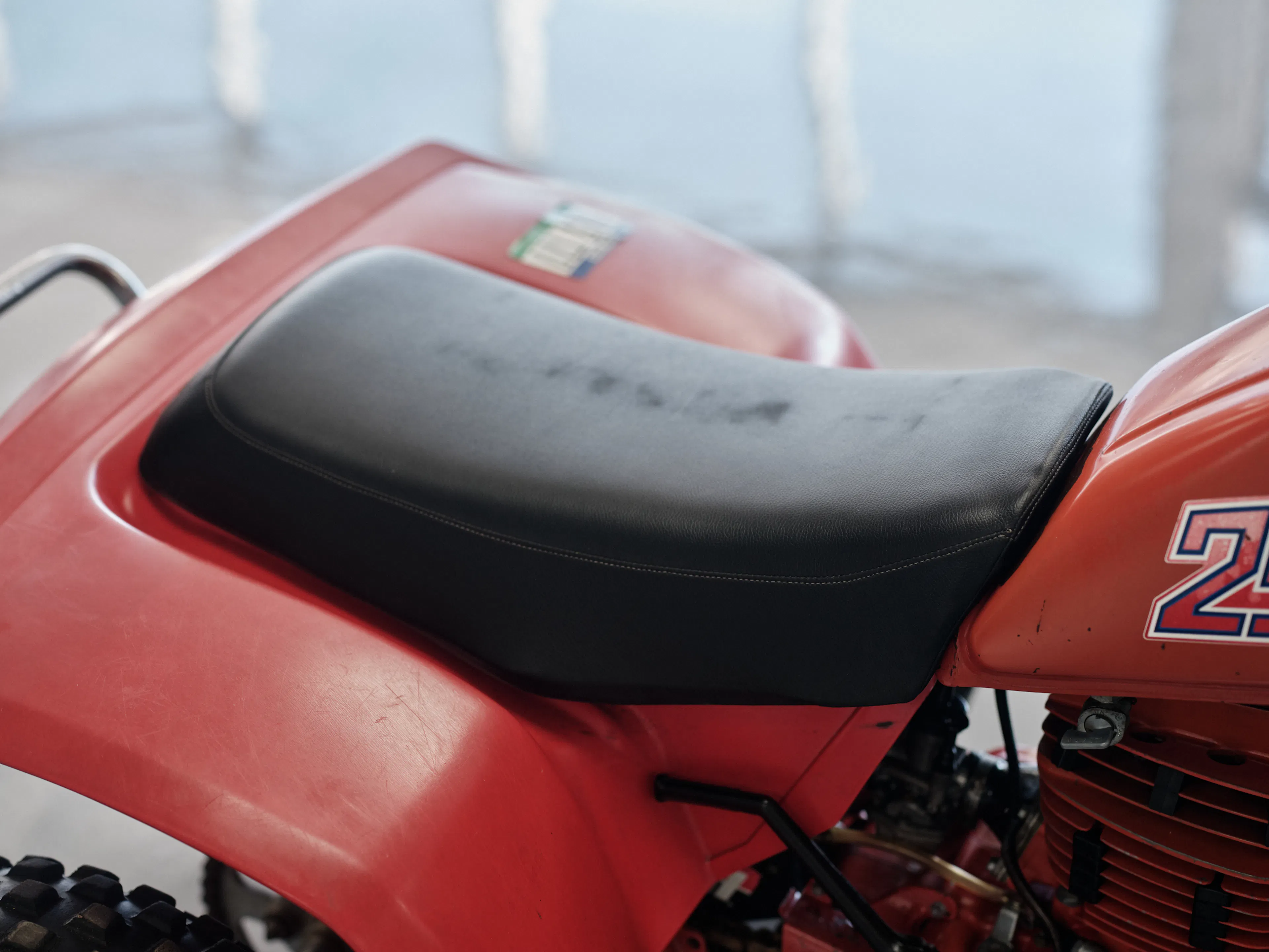 1982 Honda ATC 250R seat detail 