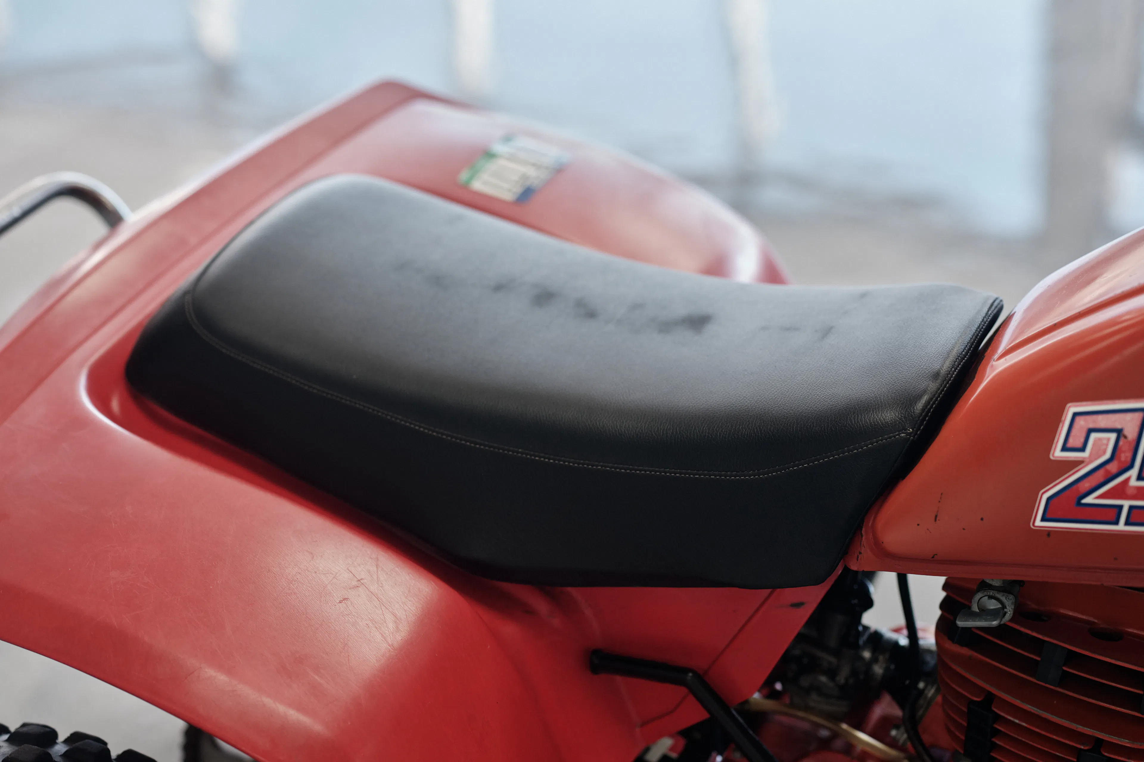 1982 Honda ATC 250R seat detail