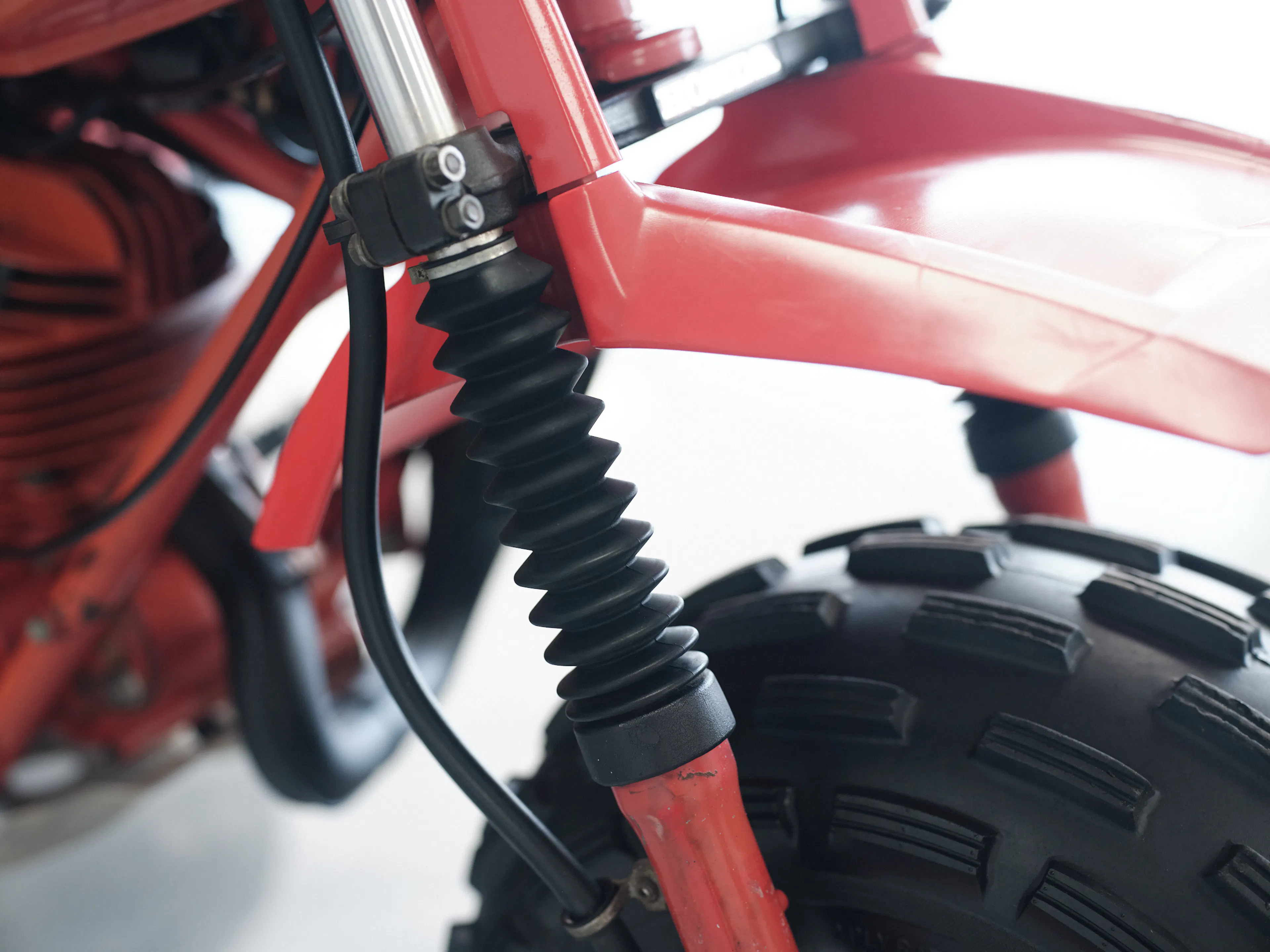 1982 Honda ATC 250R left fork gaiter