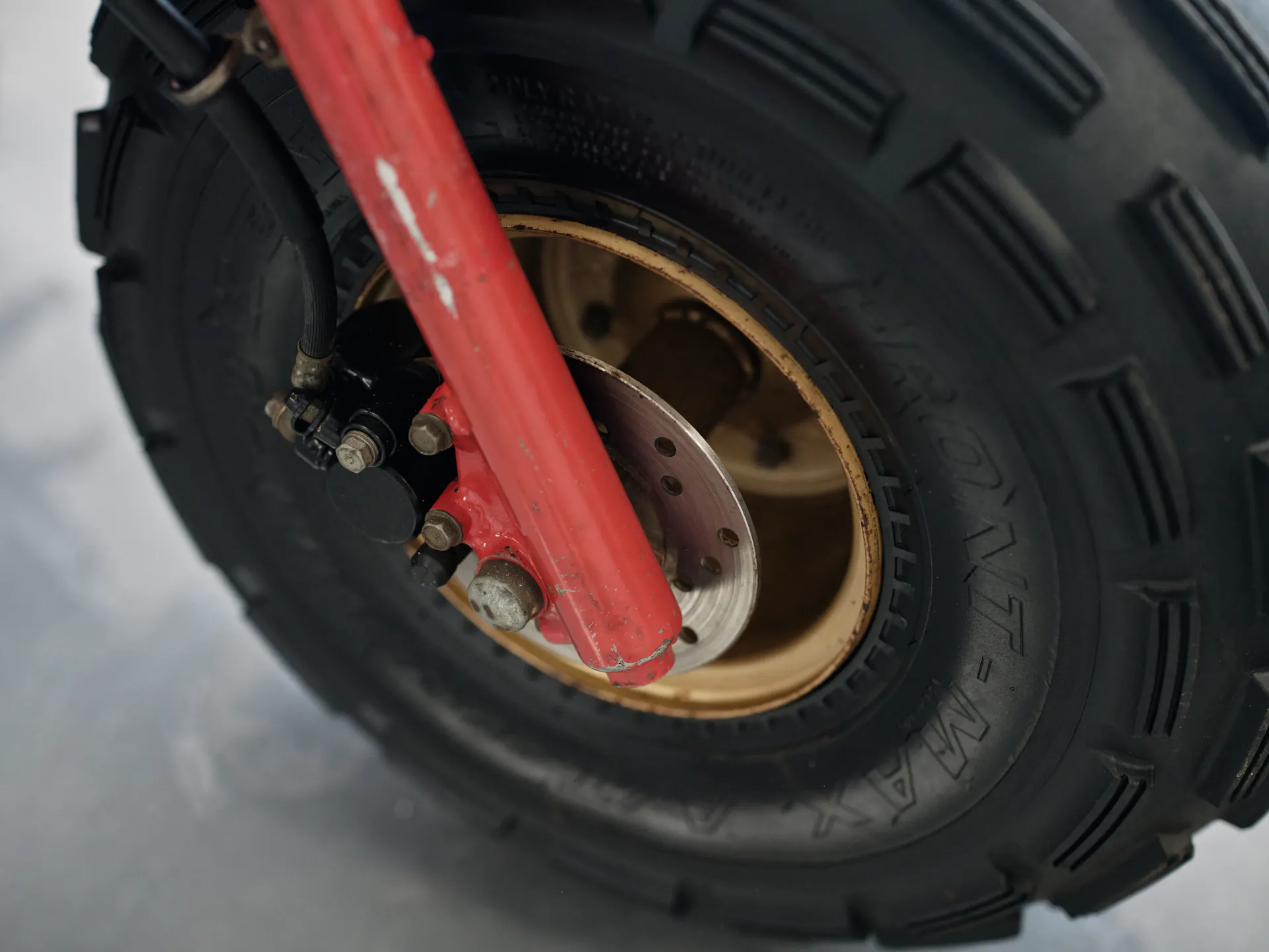 1982 Honda ATC 250R brake rotor front