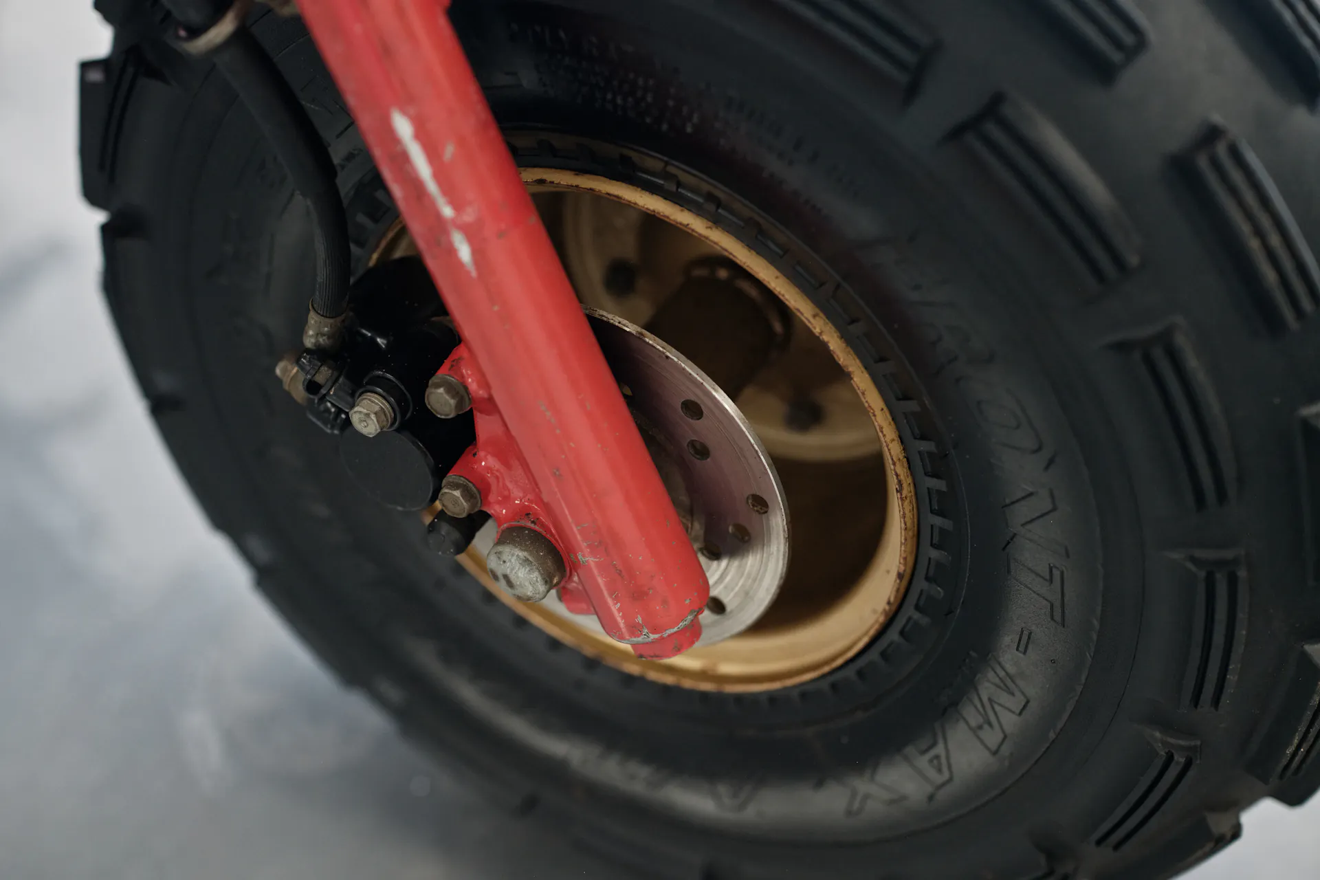 1982 Honda ATC 250R brake rotor front