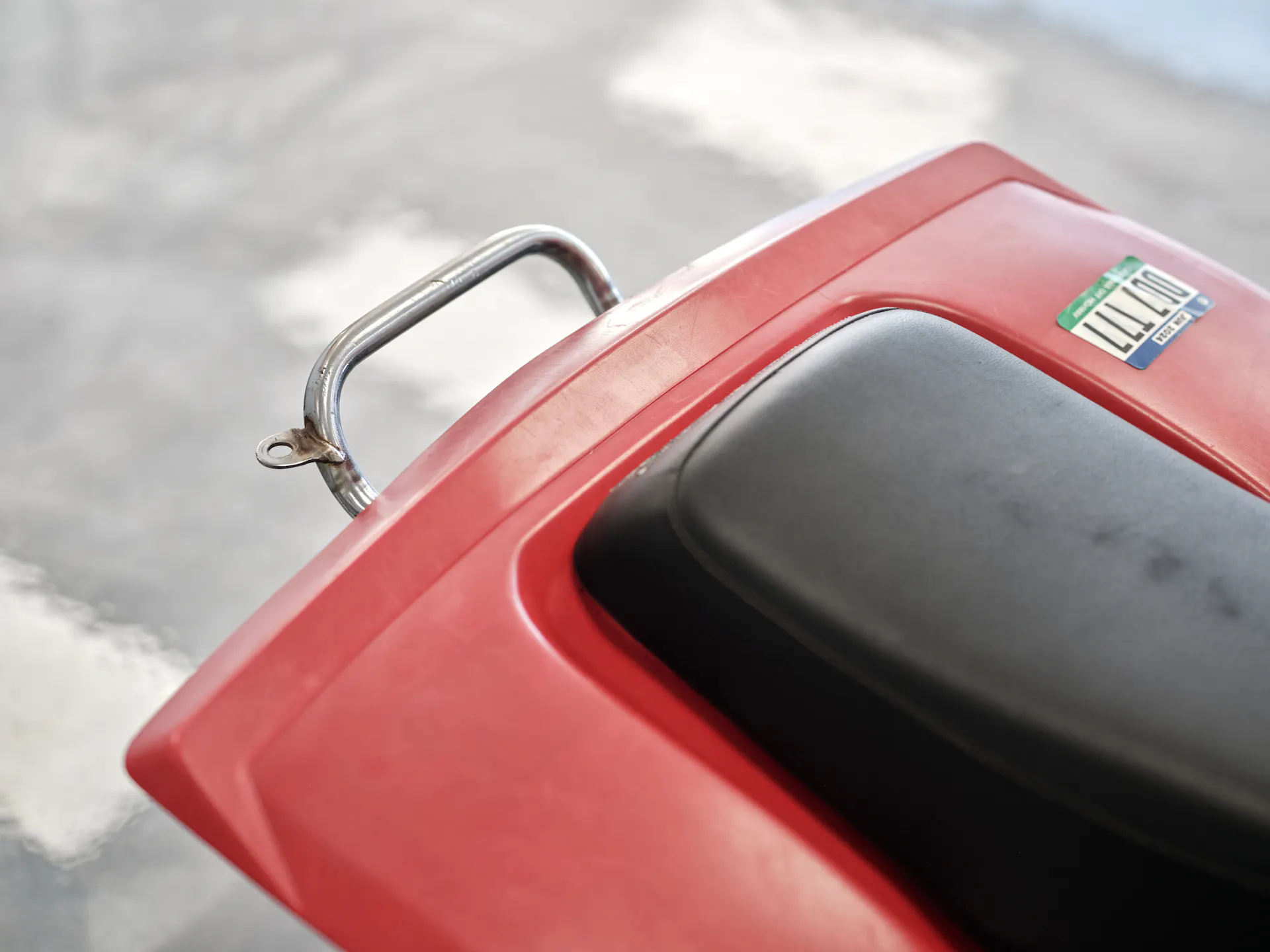 1982 Honda ATC 250R seat detail 