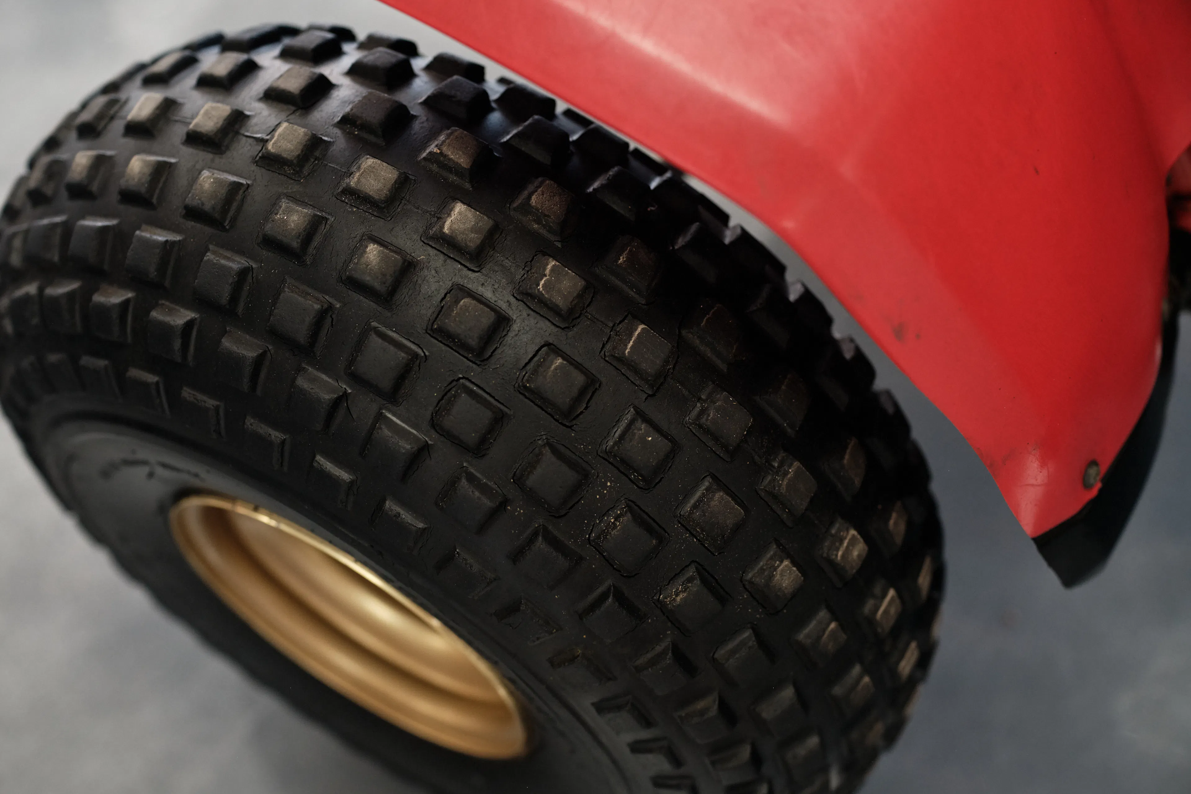 1982 Honda ATC 250R left rear tire high