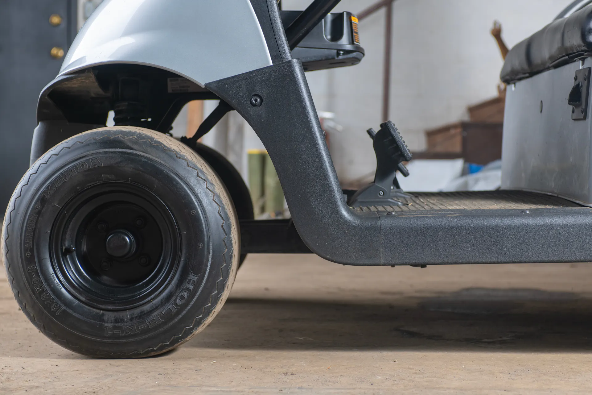 2020 E-Z-Go RXV Silver driver front tire