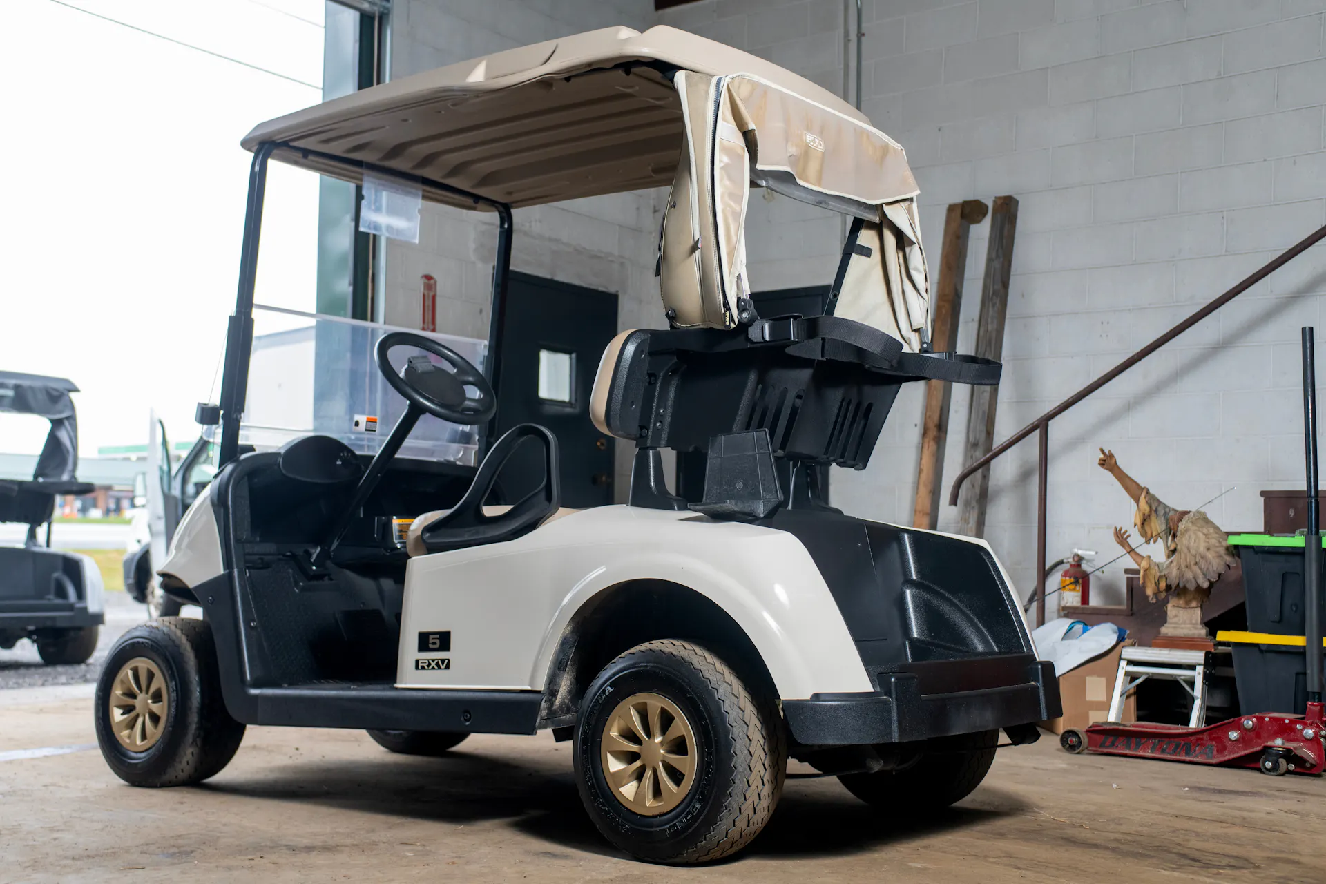 2020 Ez-Go RXV driver rear 3/4