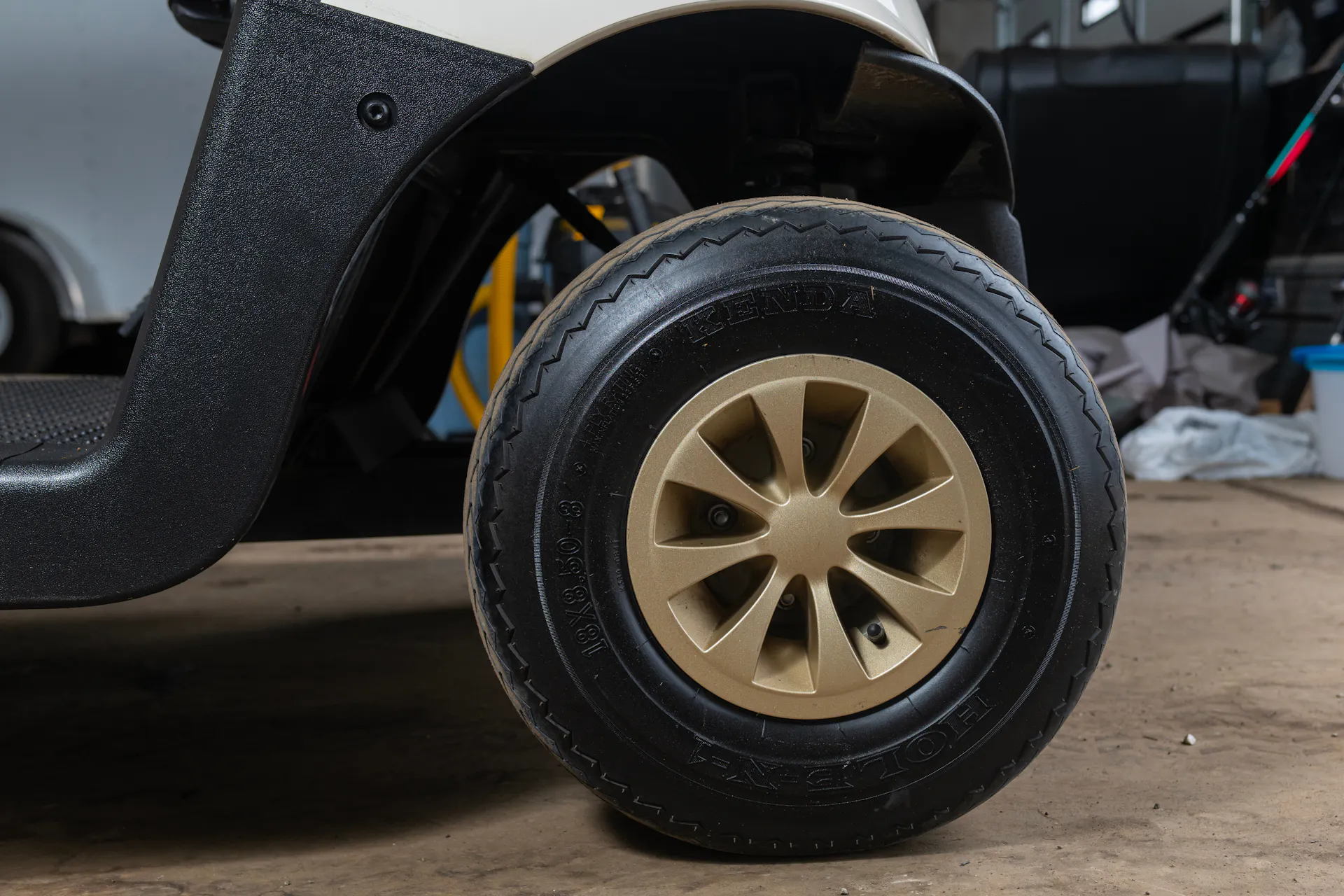 2020 Ez-Go RXV passenger front tire 1