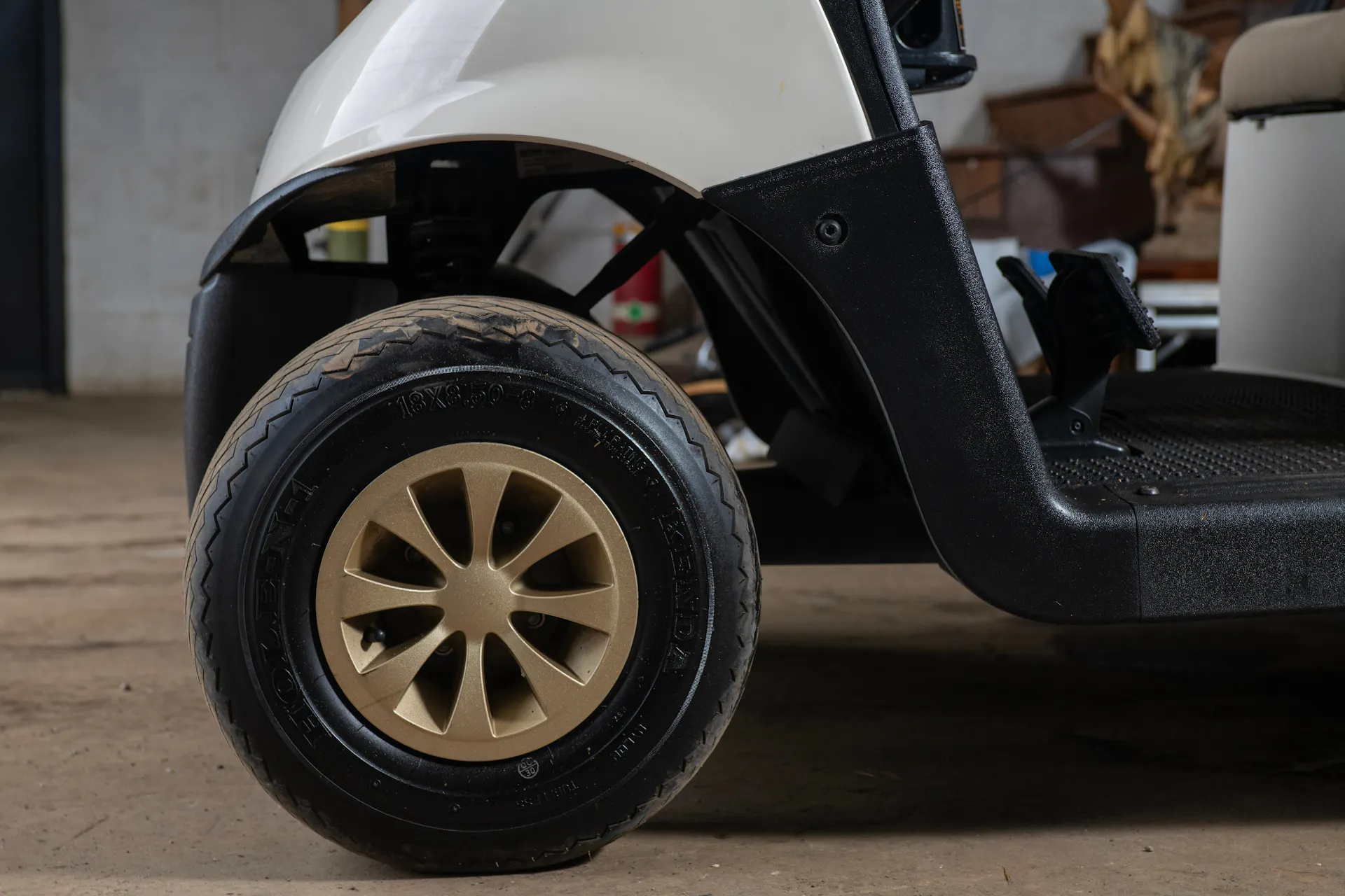 2020 Ez-Go RXV driver front tire 2