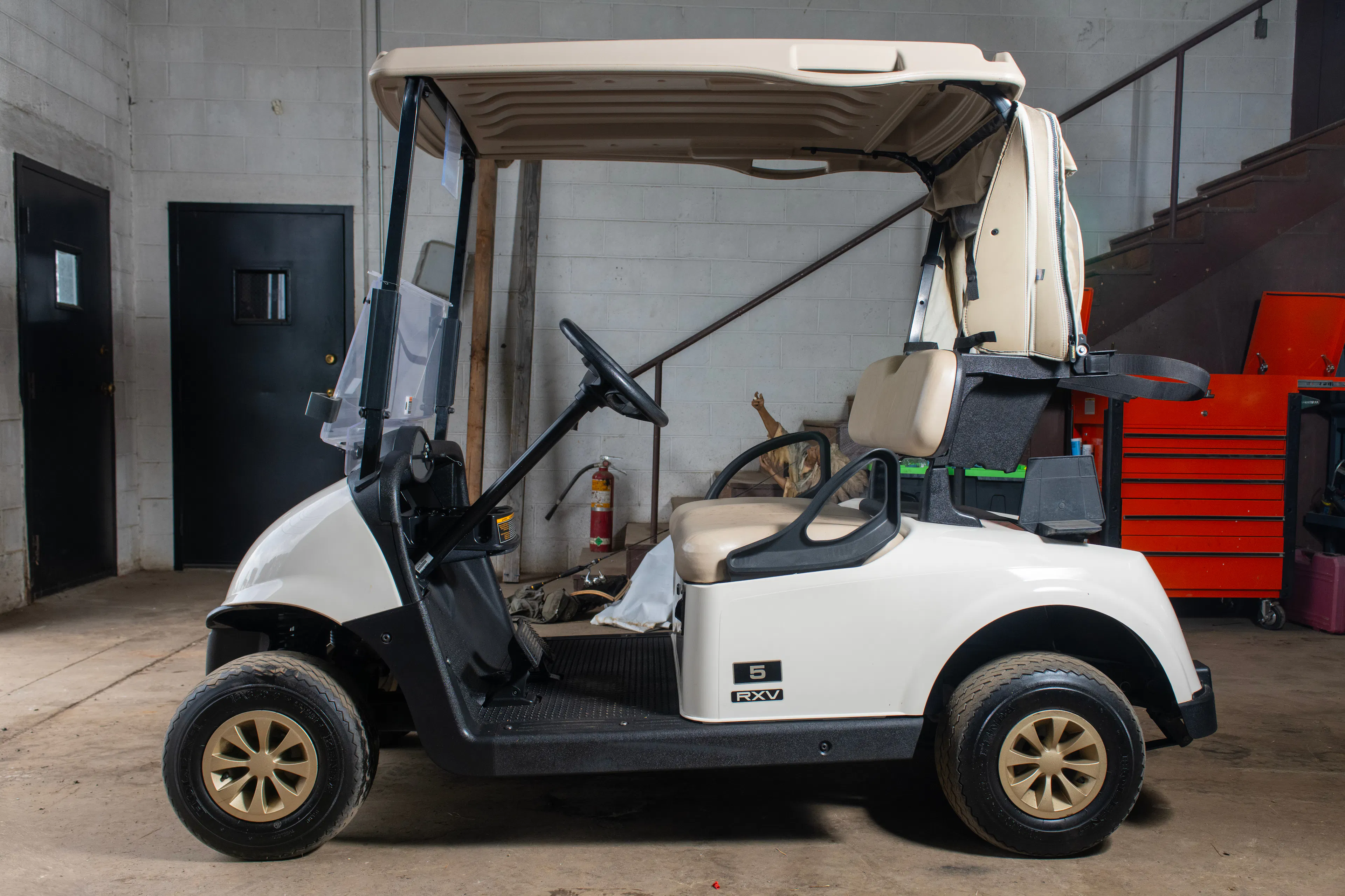 2020 Ez-Go RXV driver side