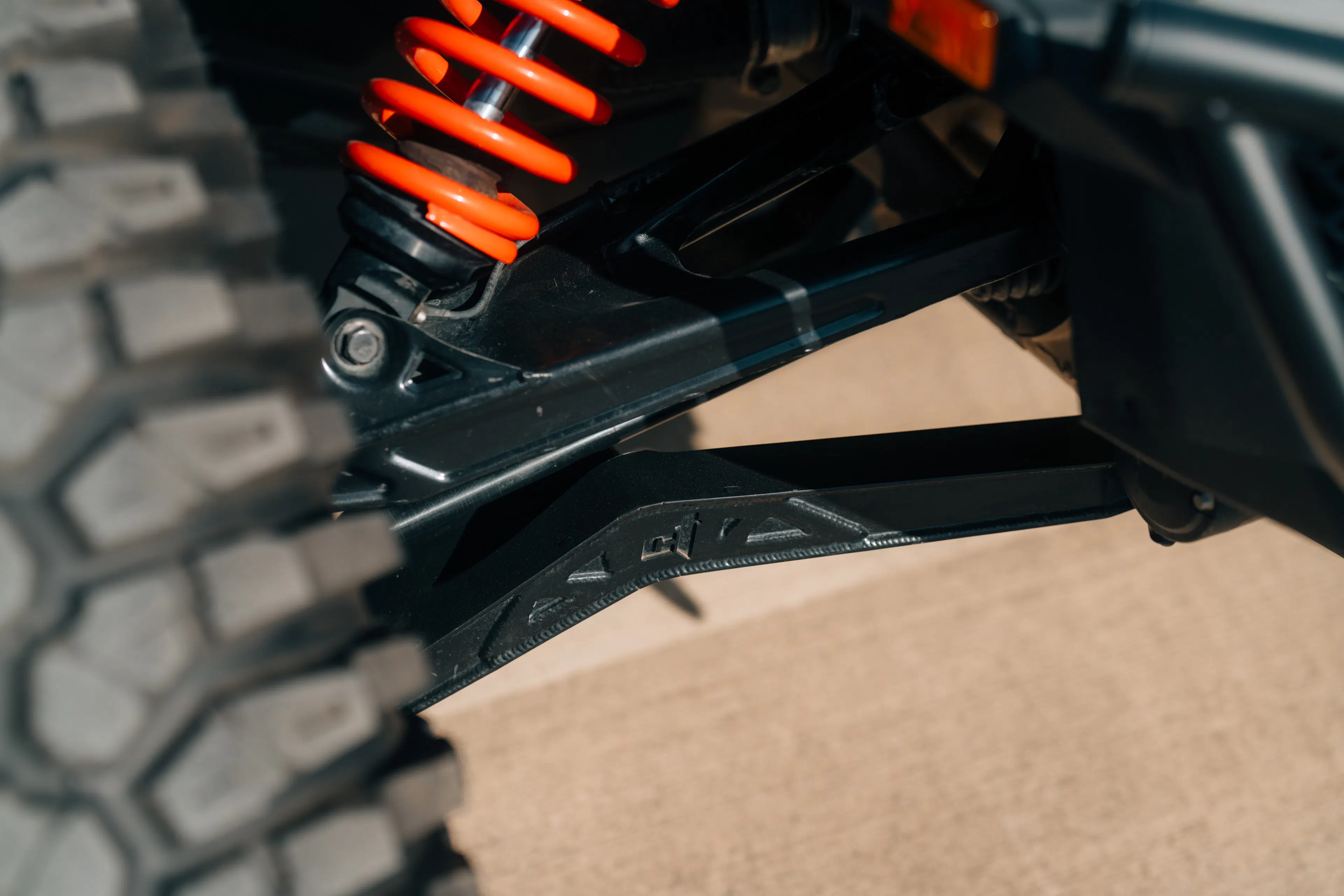 2023 Can-Am Maverick X3 Max X RS Turbo RR front suspension detail