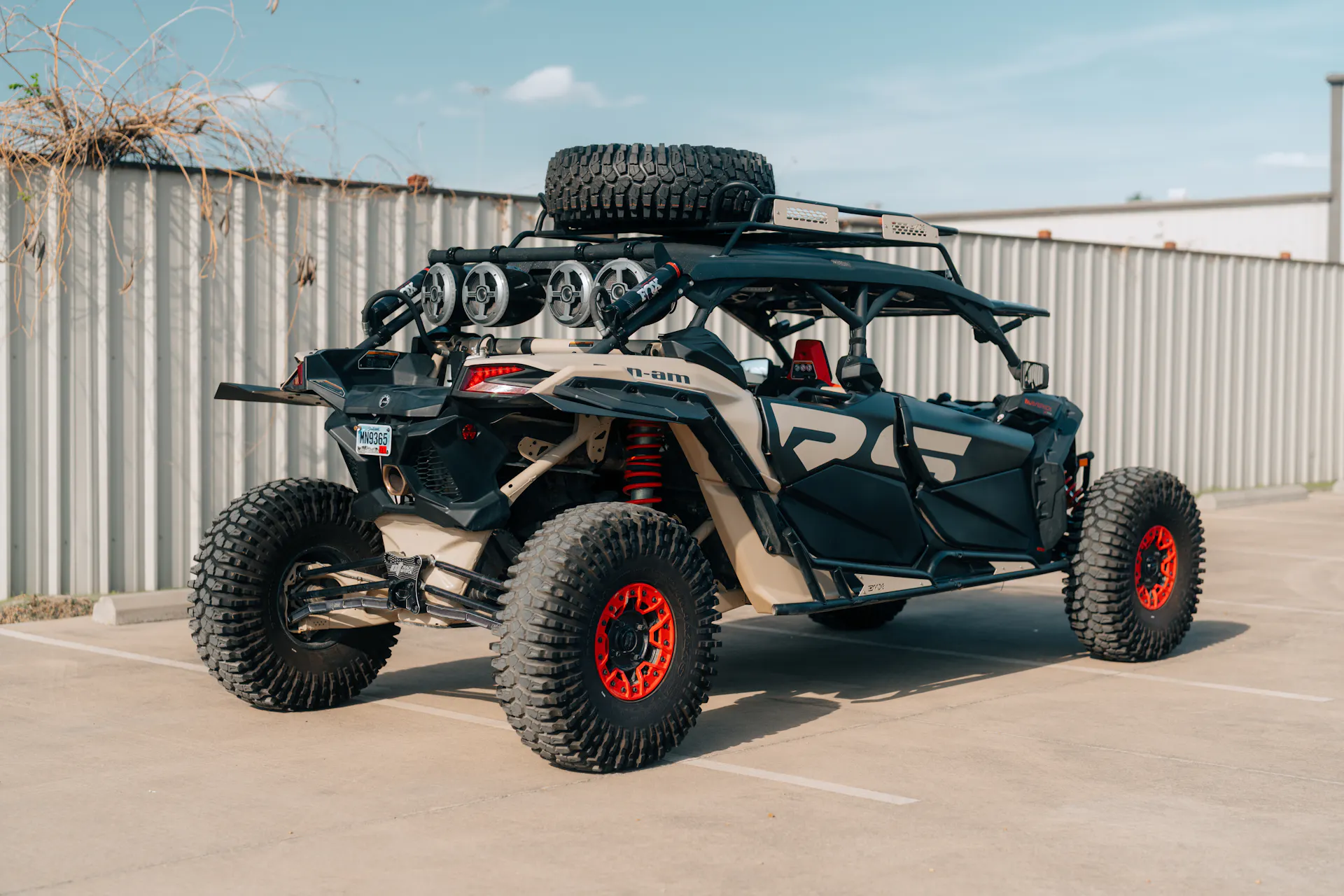 2023 Can-Am Maverick X3 Max X RS Turbo RR passenger rear 3/4