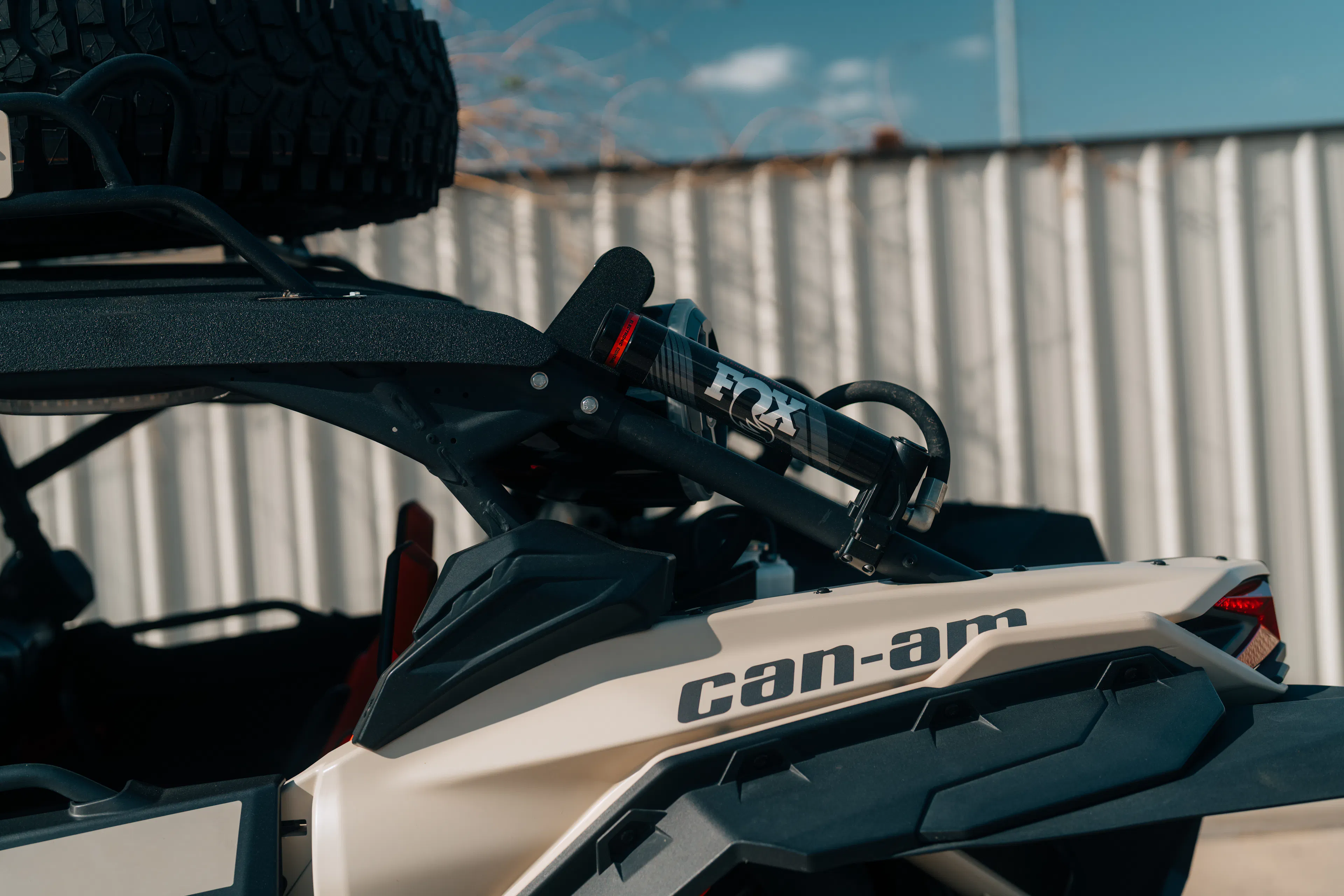 2023 Can-Am Maverick X3 Max X RS Turbo RR rear shock reservoir