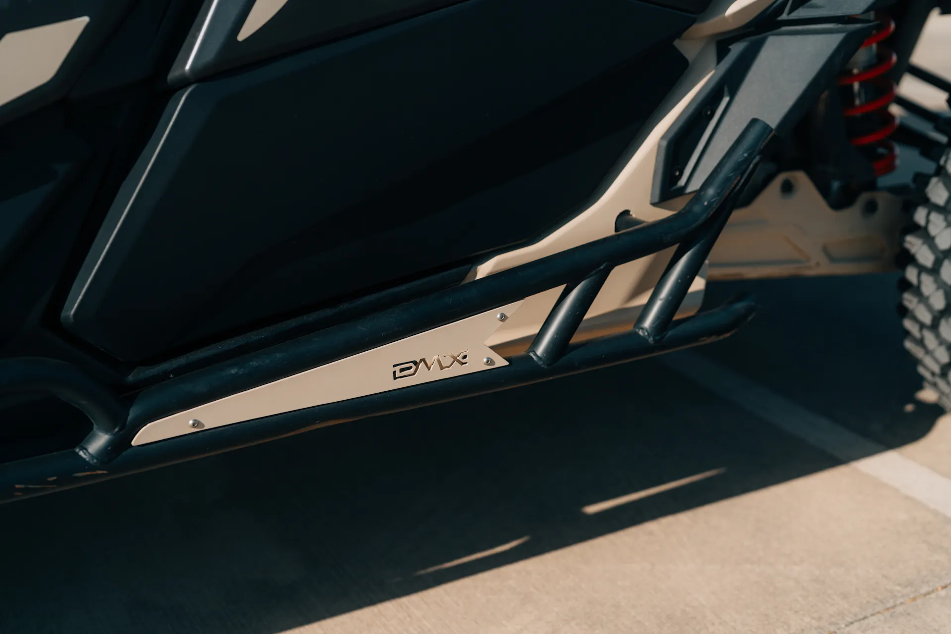 2023 Can-Am Maverick X3 Max X RS Turbo RR passenger rear shock driver slider