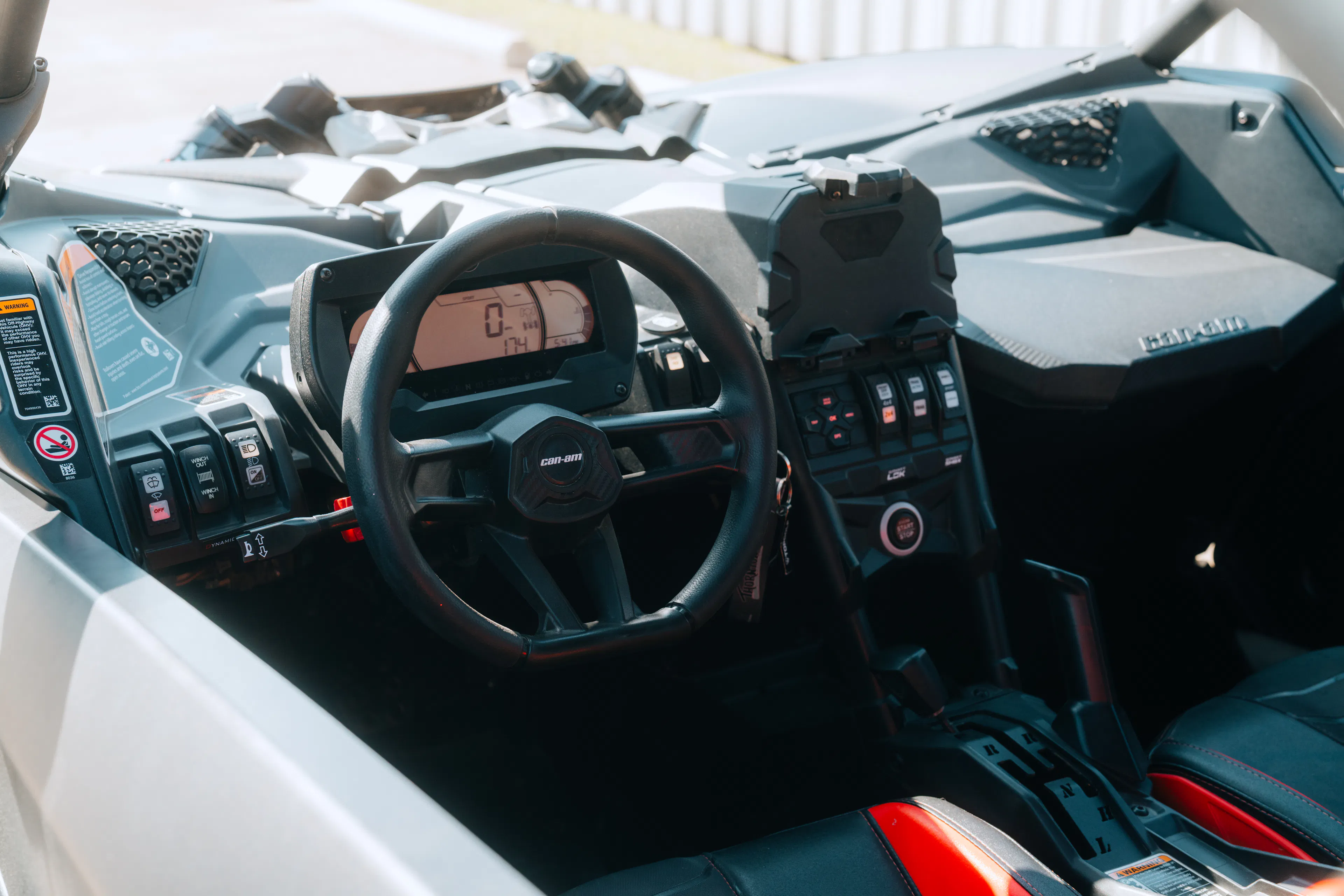 2023 Can-Am Maverick X3 Max X RS Turbo RR steering wheel close