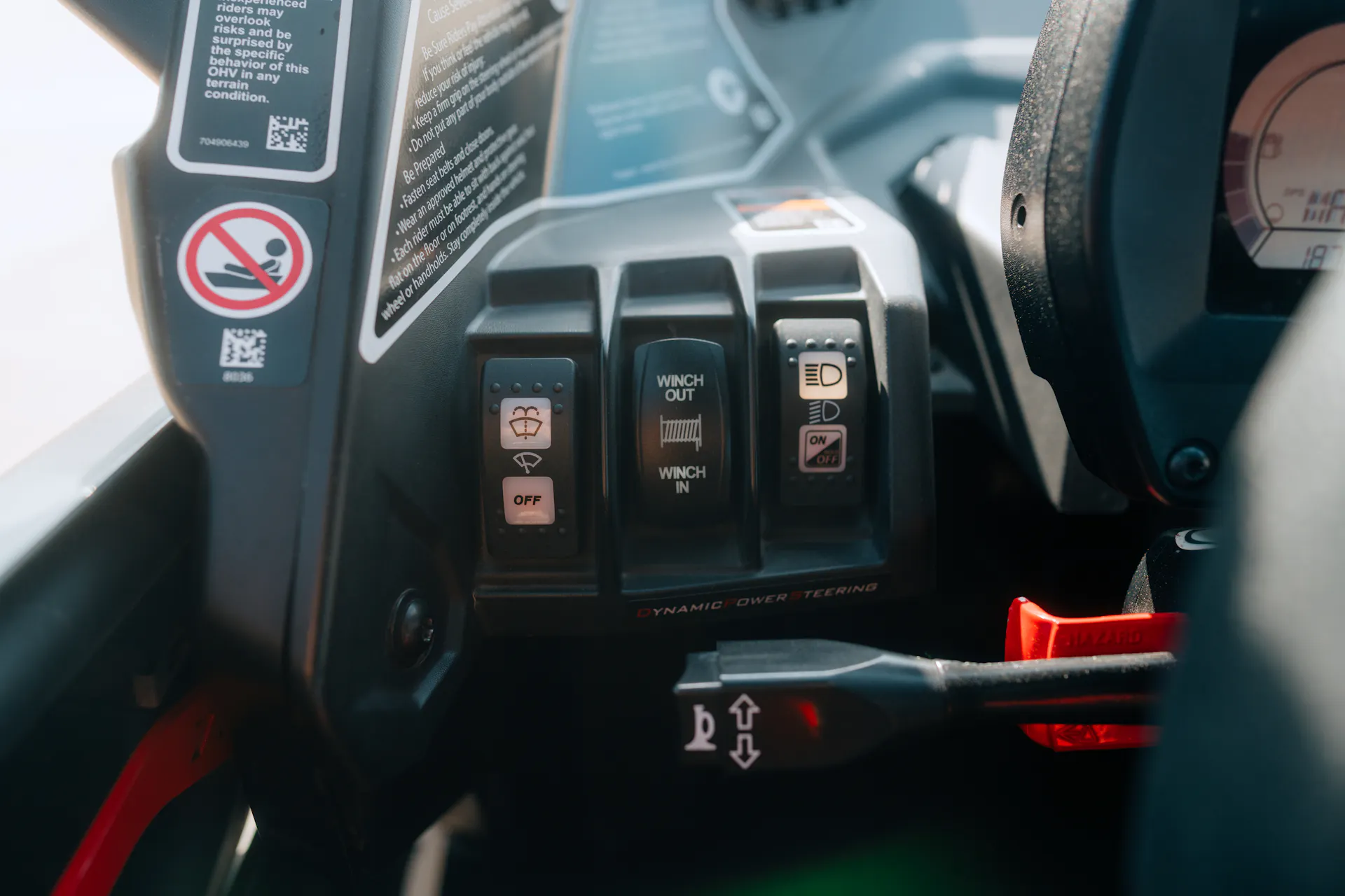 2023 Can-Am Maverick X3 Max X RS Turbo RR driver left hand switches