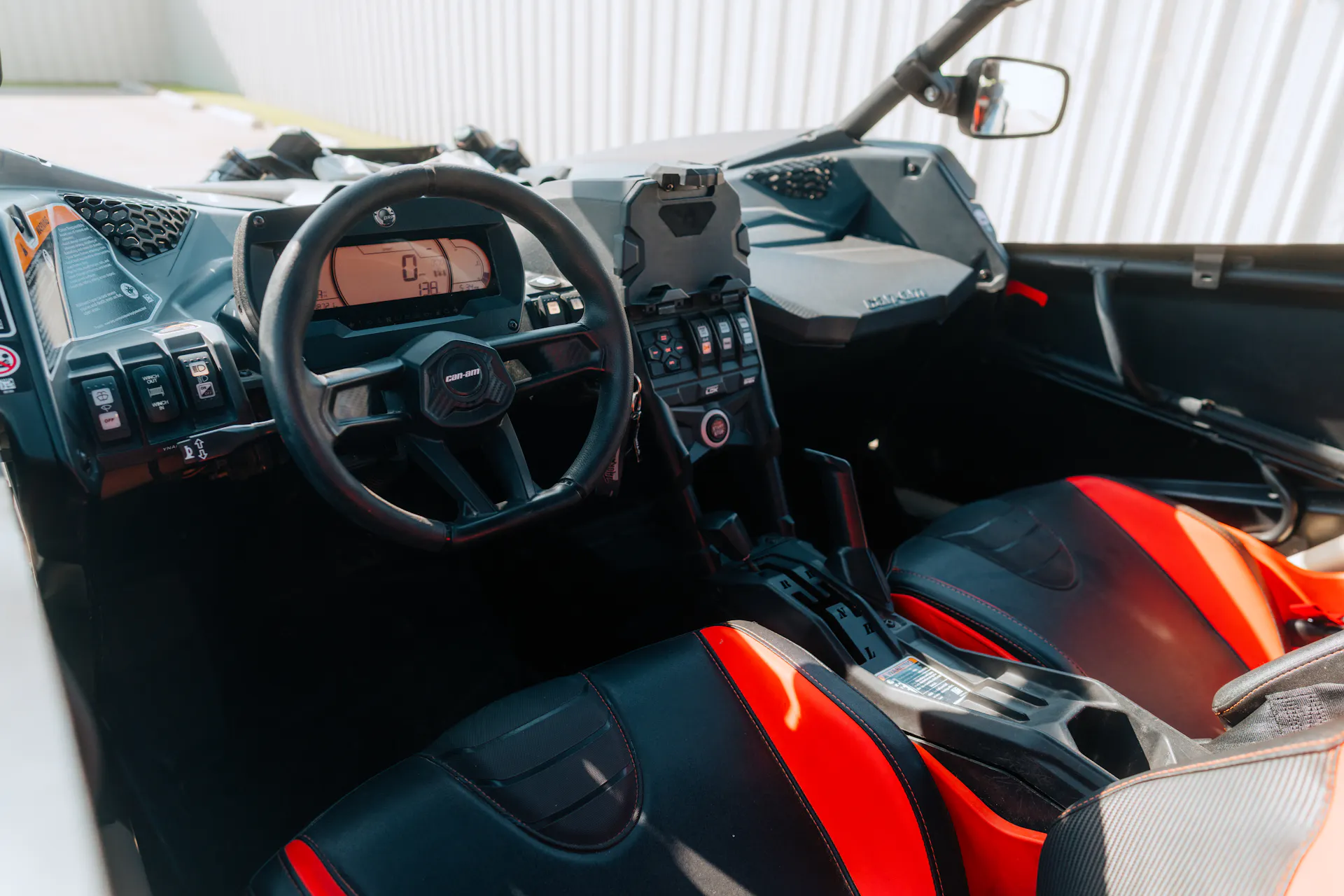 2023 Can-Am Maverick X3 Max X RS Turbo RR steering wheel far