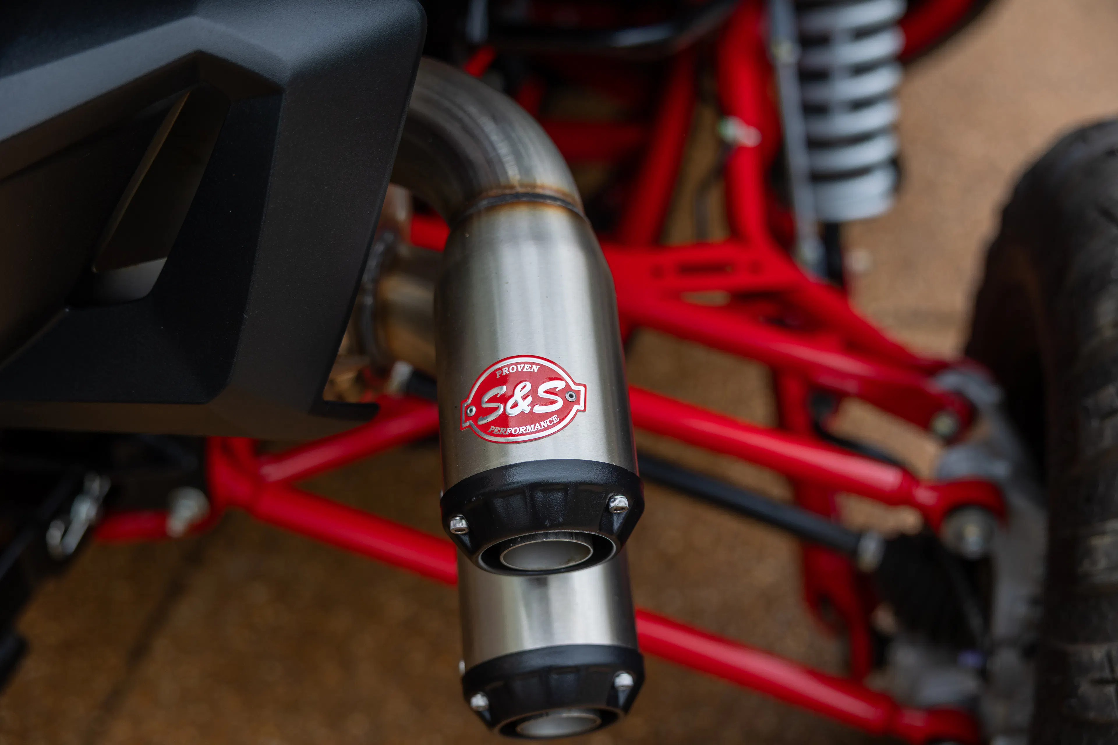 2023 Honda Talon 1000R-4 Fox Live Valve S&S exhaust tips