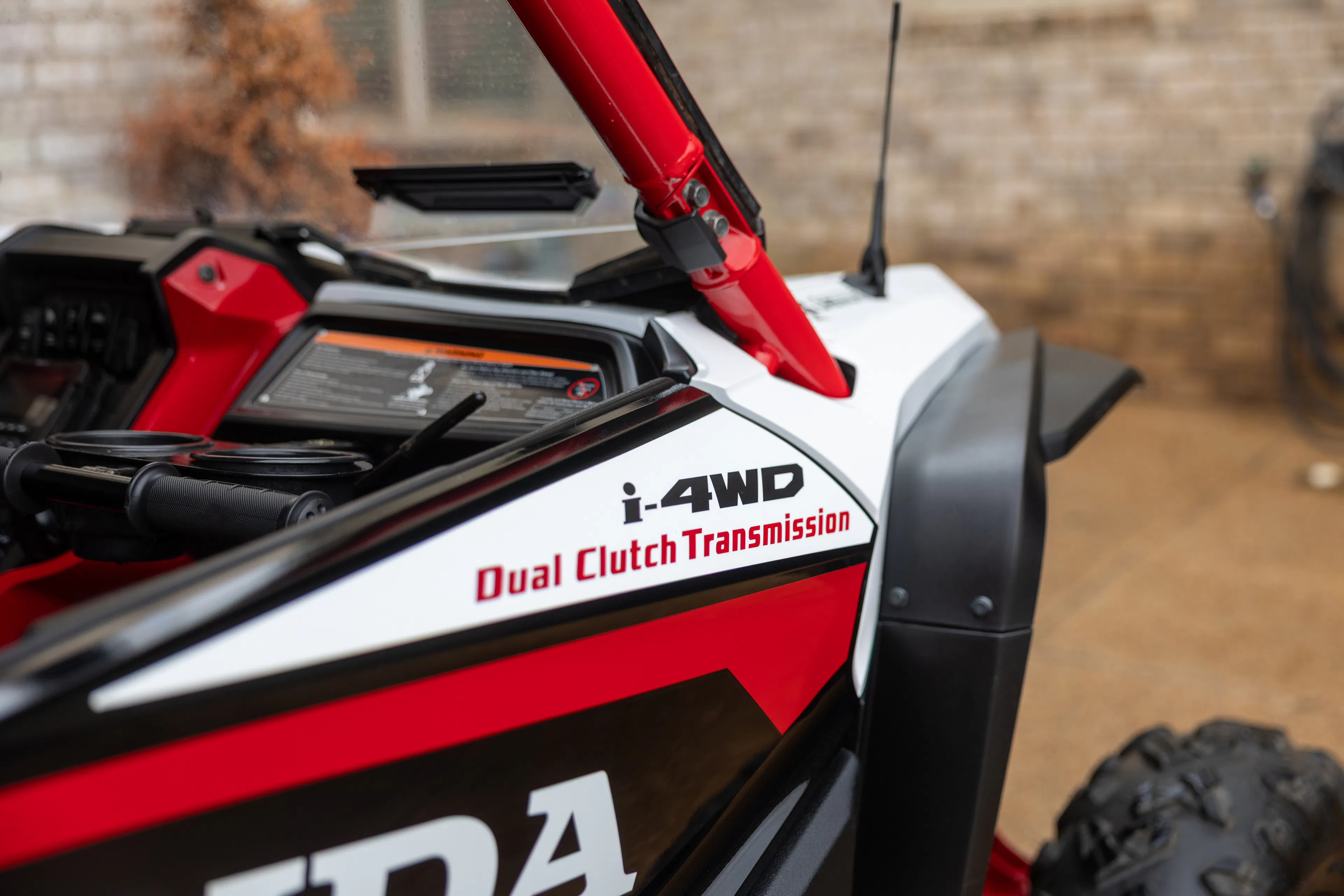 2023 Honda Talon 1000R-4 Fox Live Valve driver side decal