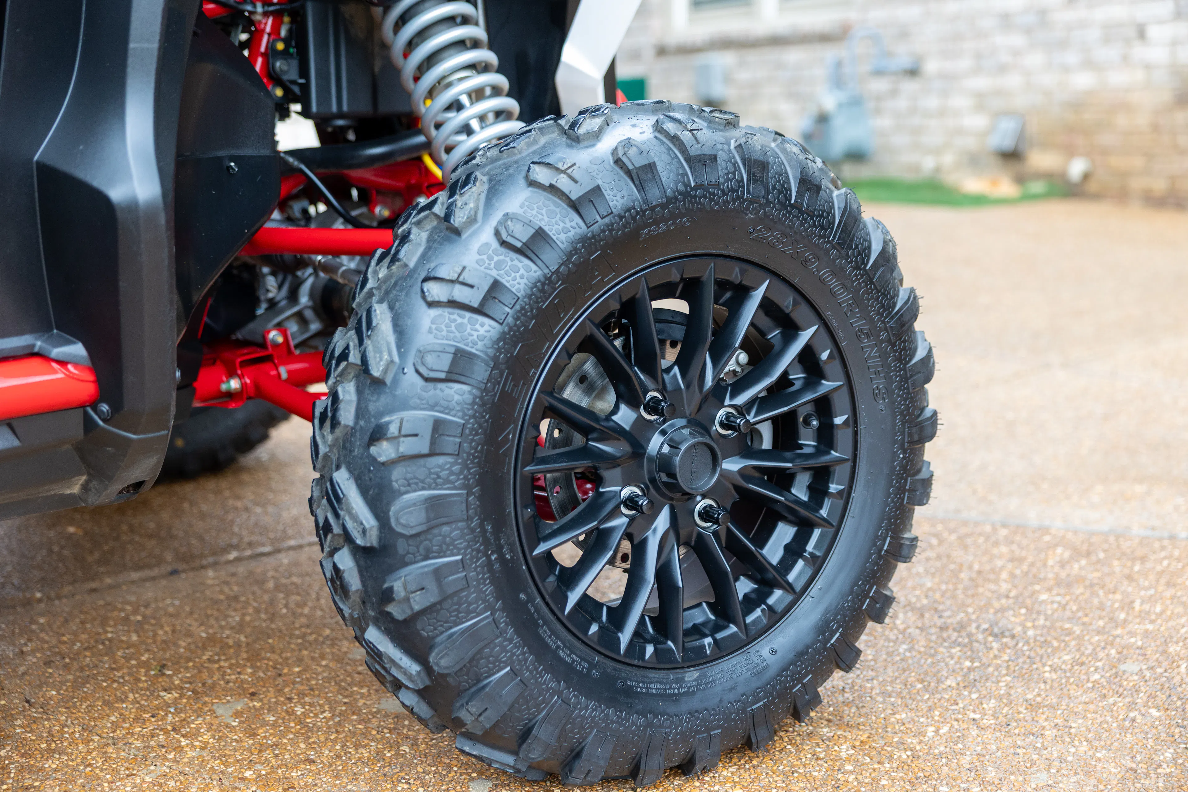 2023 Honda Talon 1000R-4 Fox Live Valve passenger front tire