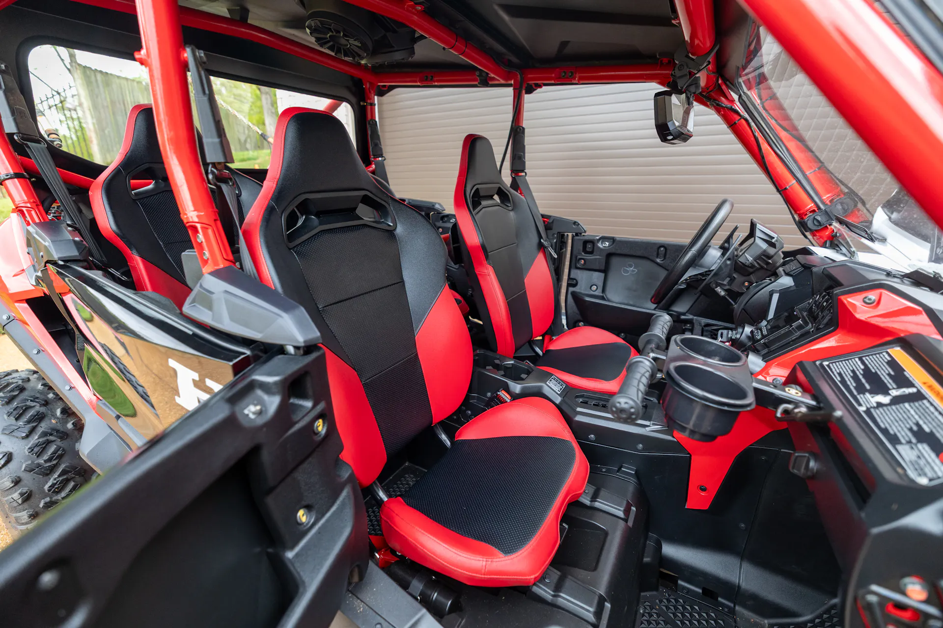 2023 Honda Talon 1000R-4 Fox Live Valve passenger front row seats