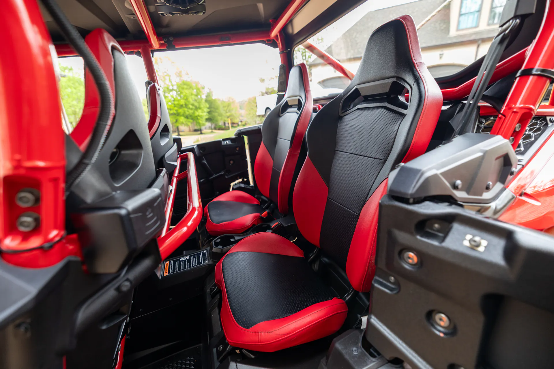 2023 Honda Talon 1000R-4 Fox Live Valve rear seat row driver side