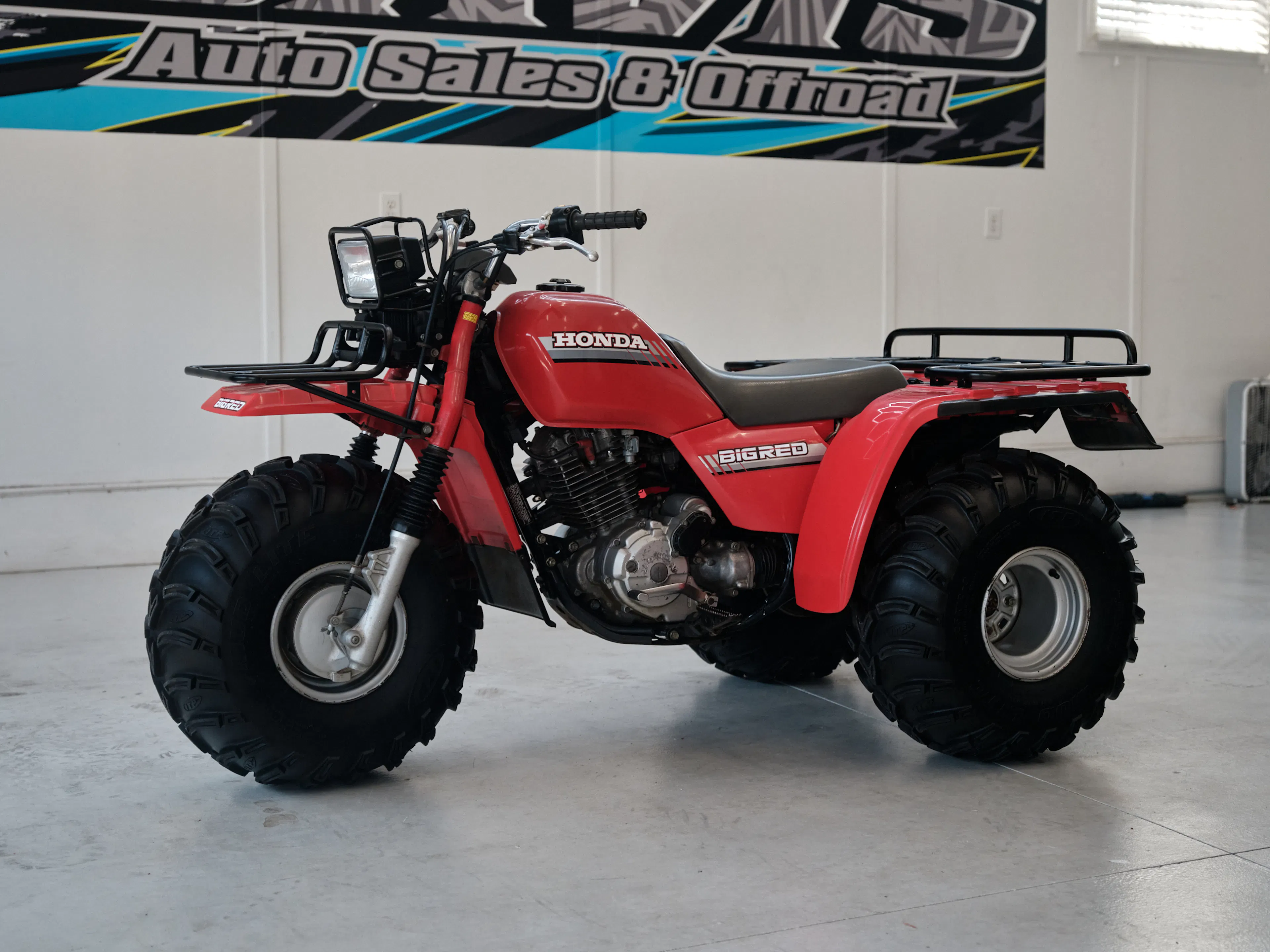 1986 Honda ATC 250ES Big Red left front 3/4