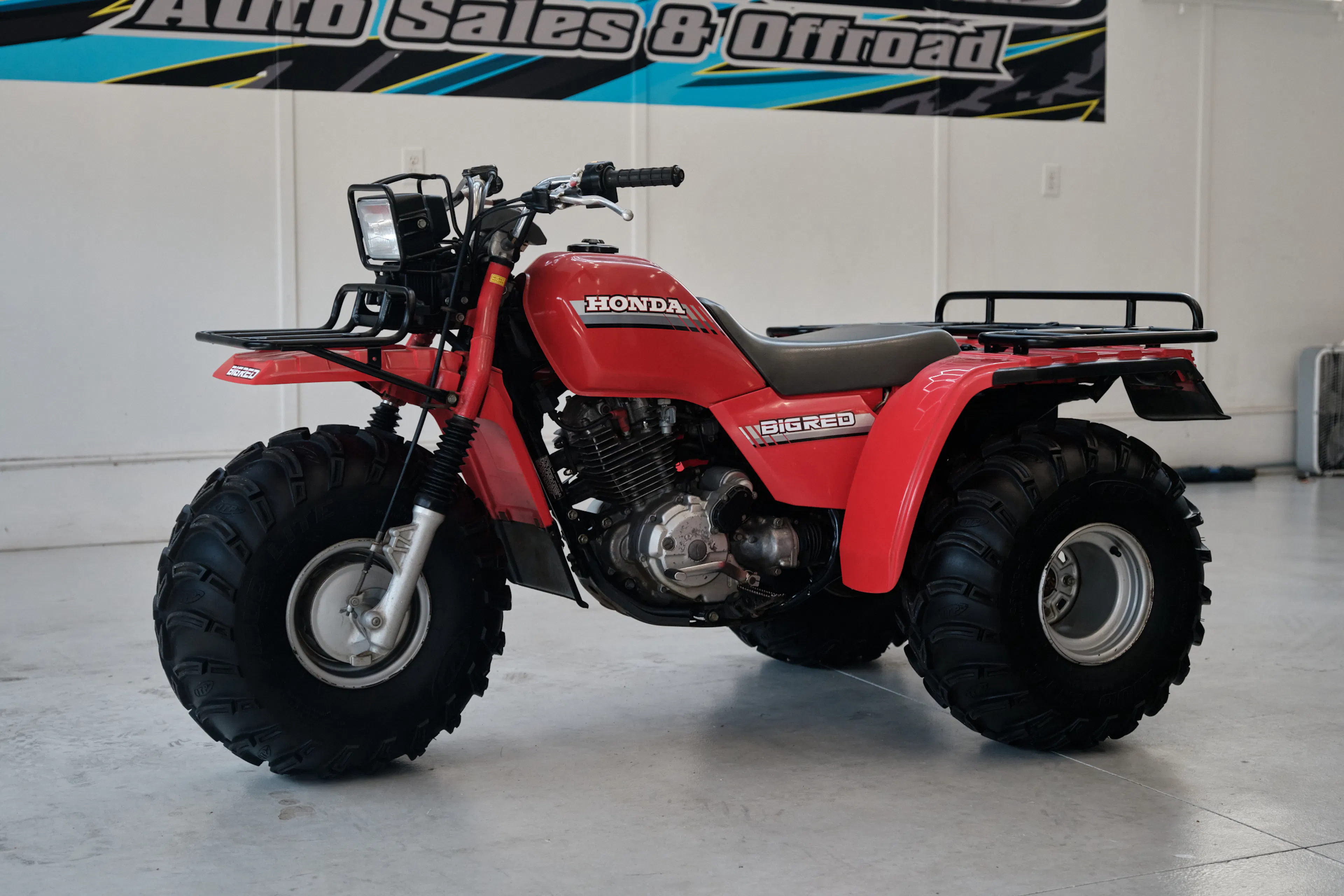 1986 Honda ATC 250ES Big Red left front 3/4