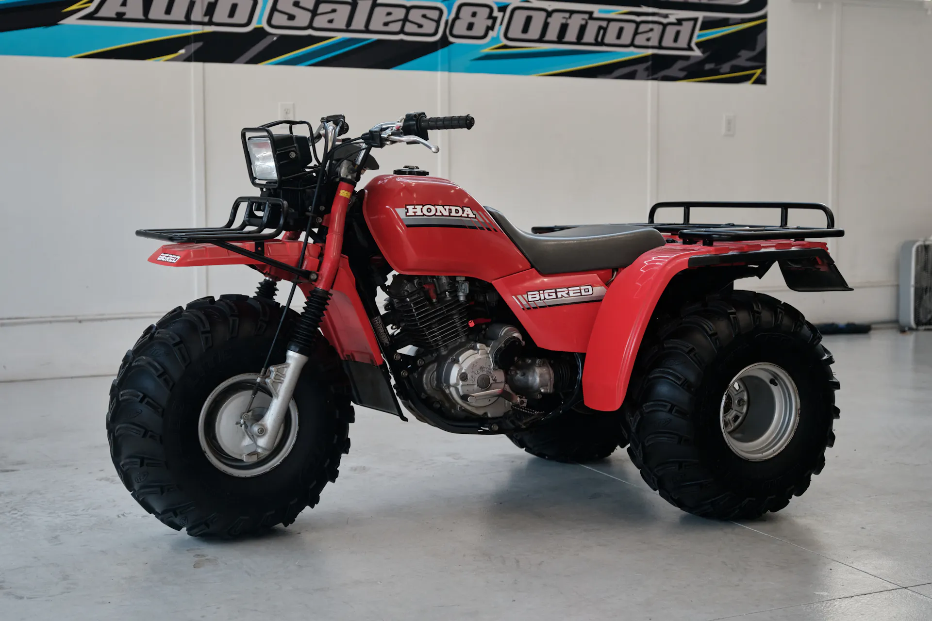 1986 Honda ATC 250ES Big Red left front 3/4