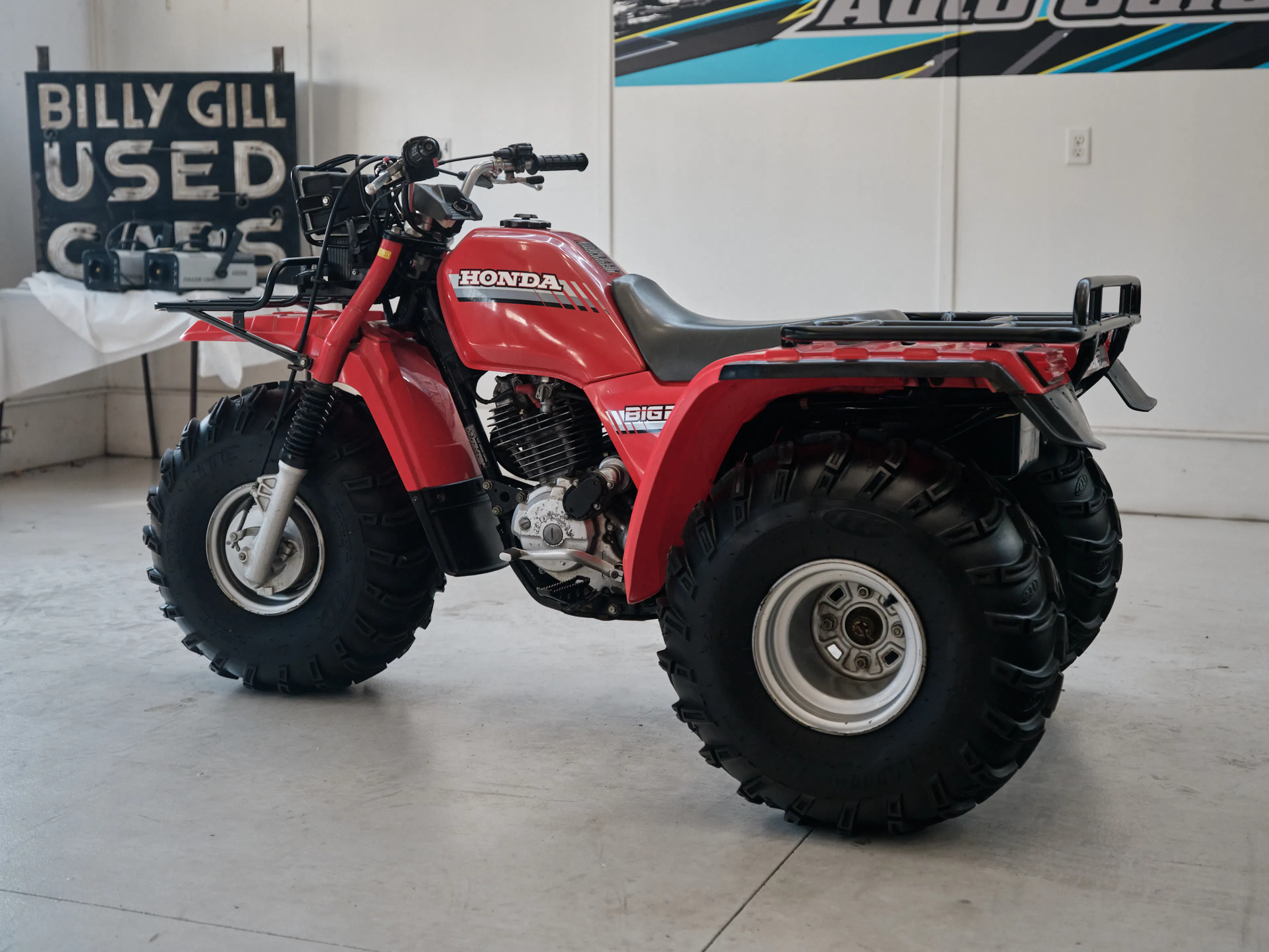 1986 Honda ATC 250ES Big Red left rear 3/4