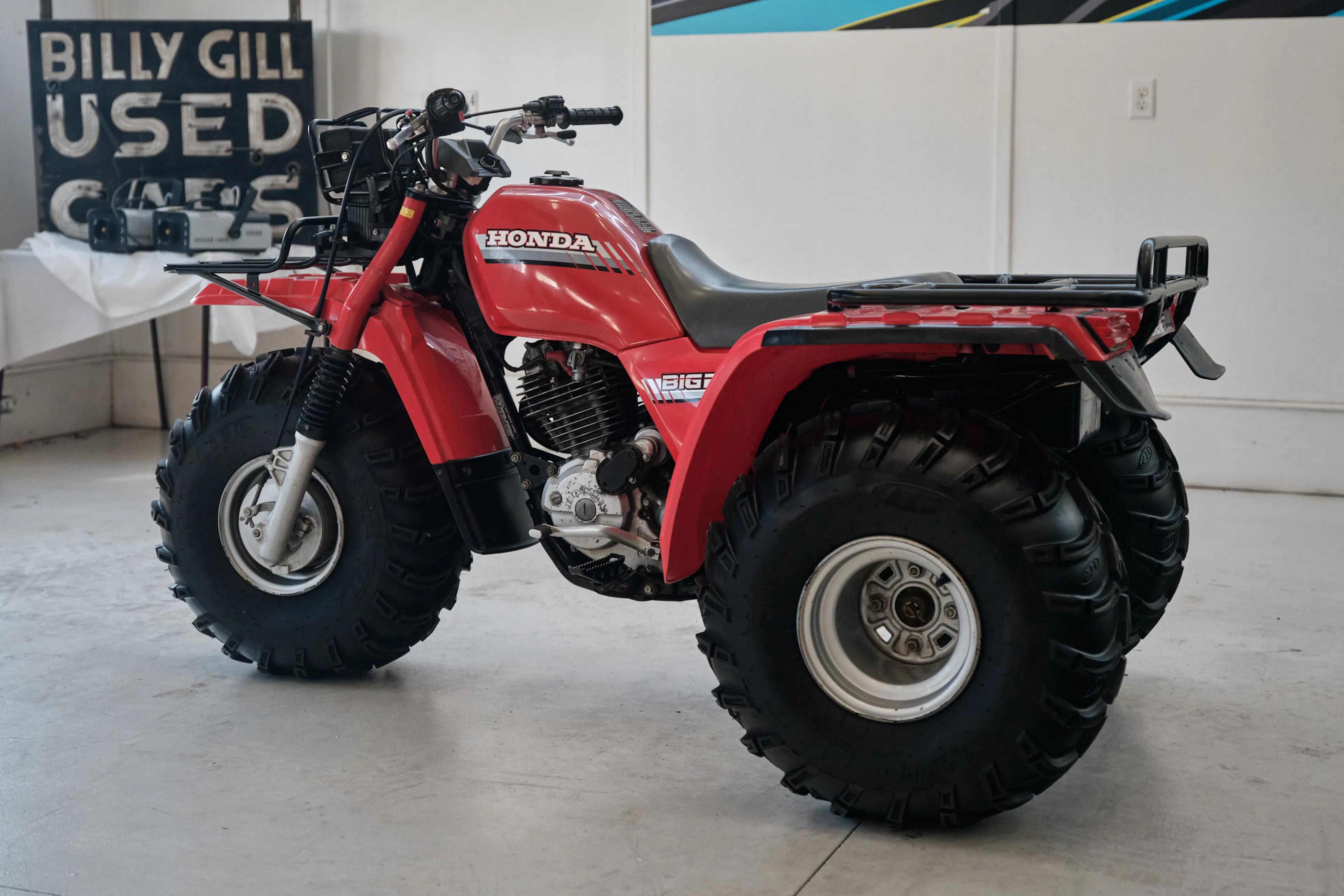 1986 Honda ATC 250ES Big Red left rear 3/4