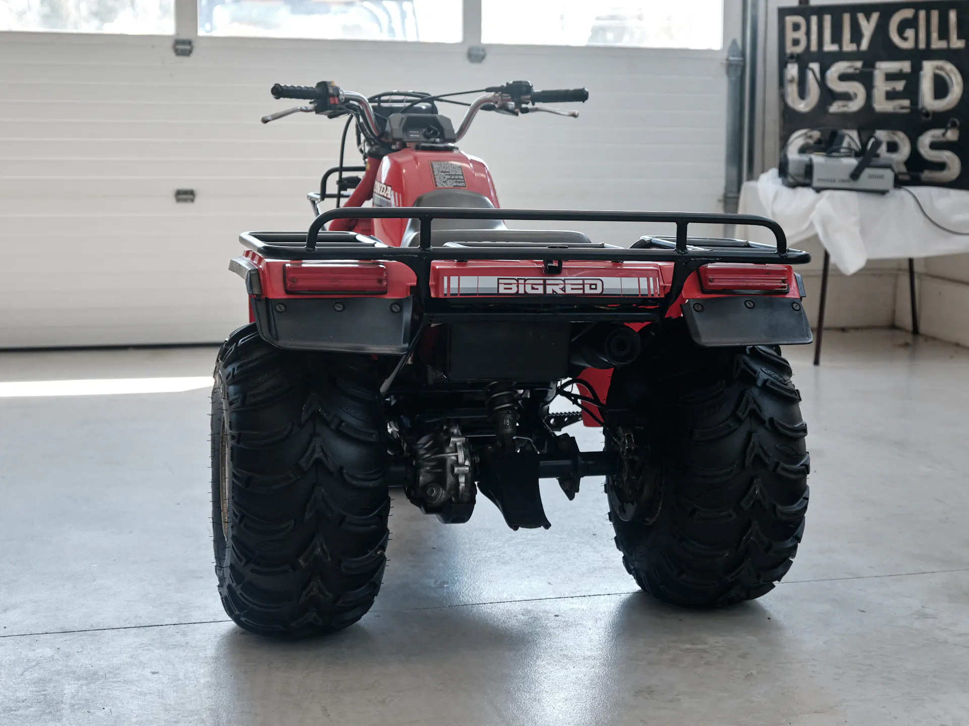 1986 Honda ATC 250ES Big Red rear left offset