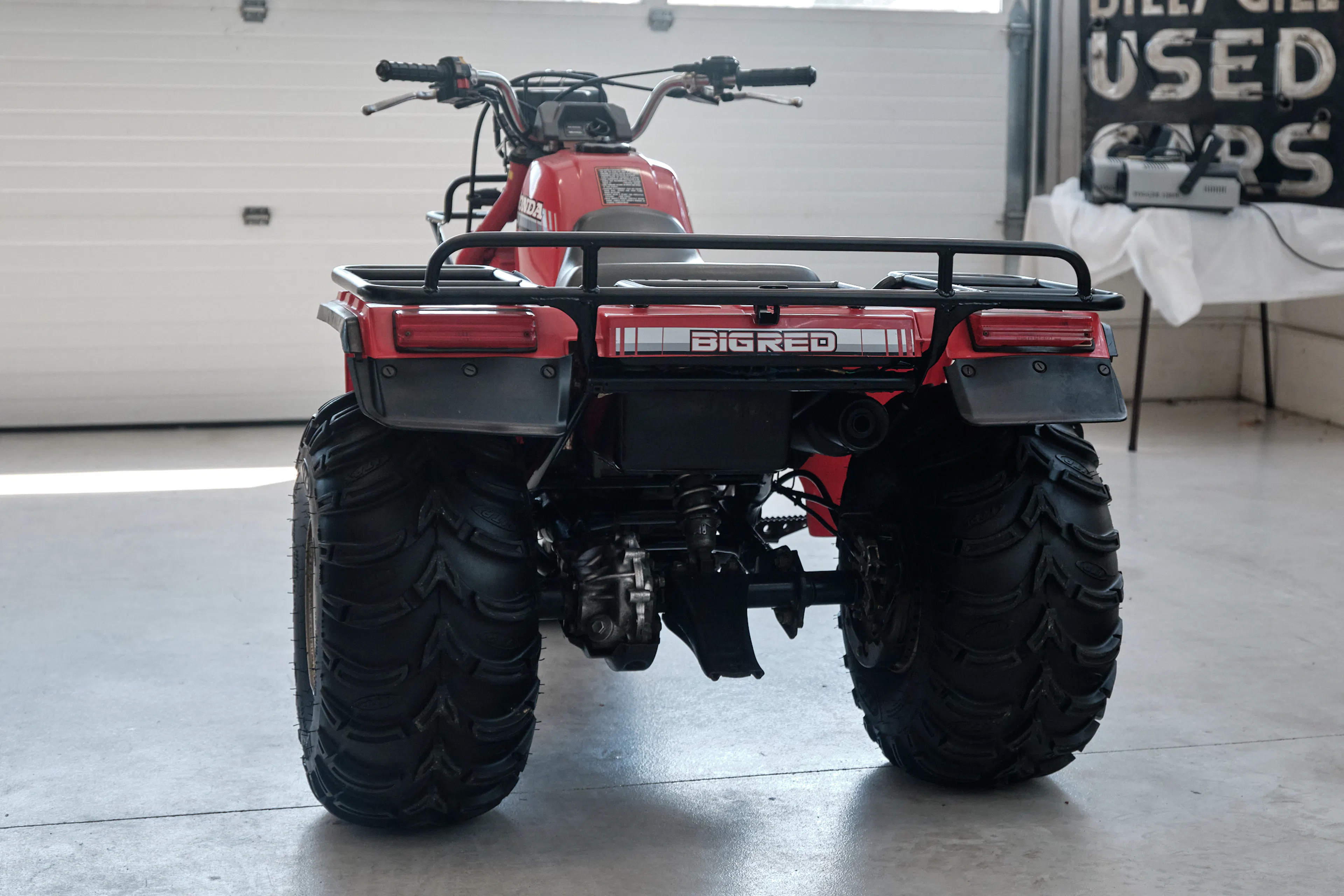 1986 Honda ATC 250ES Big Red rear left offset