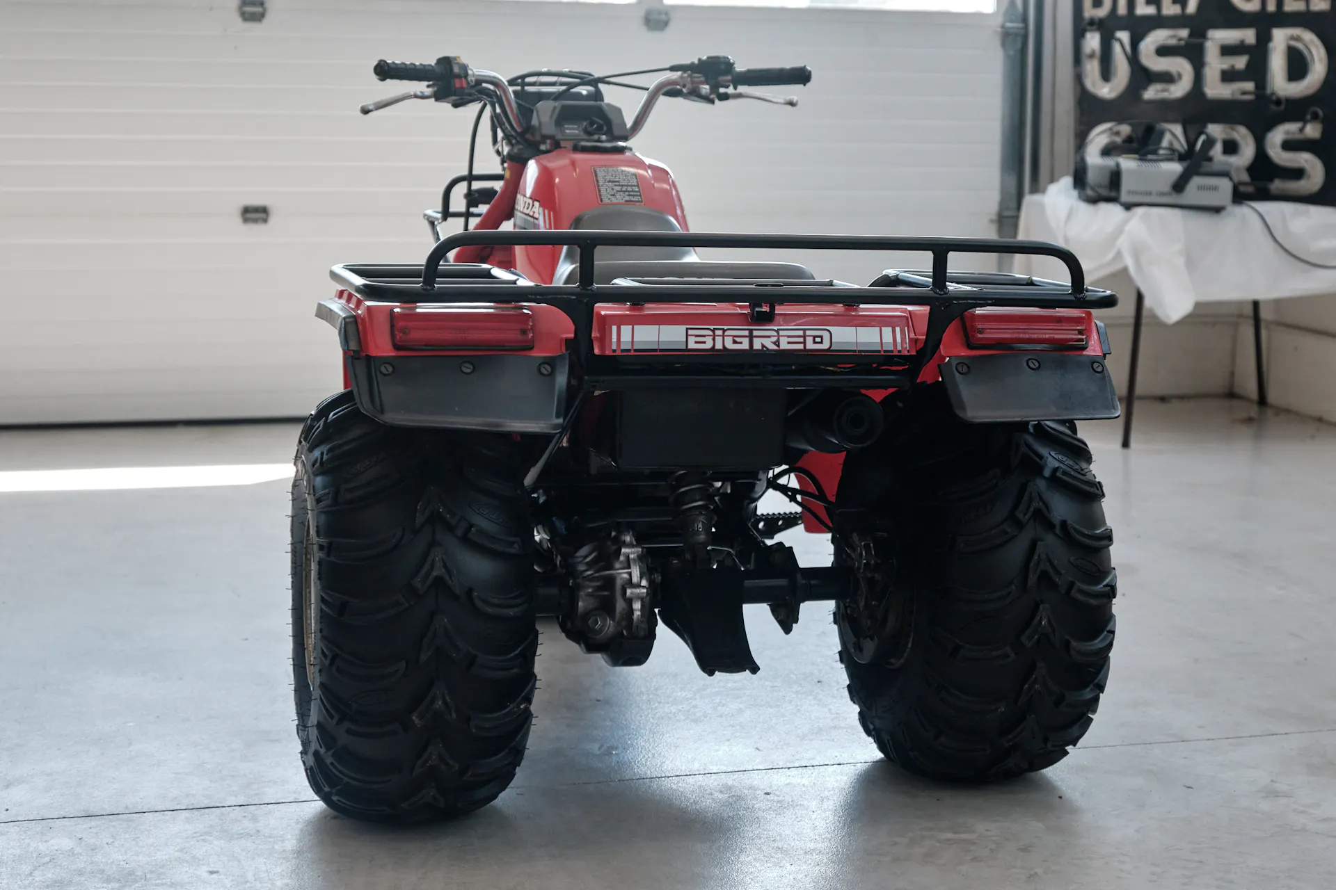 1986 Honda ATC 250ES Big Red rear left offset