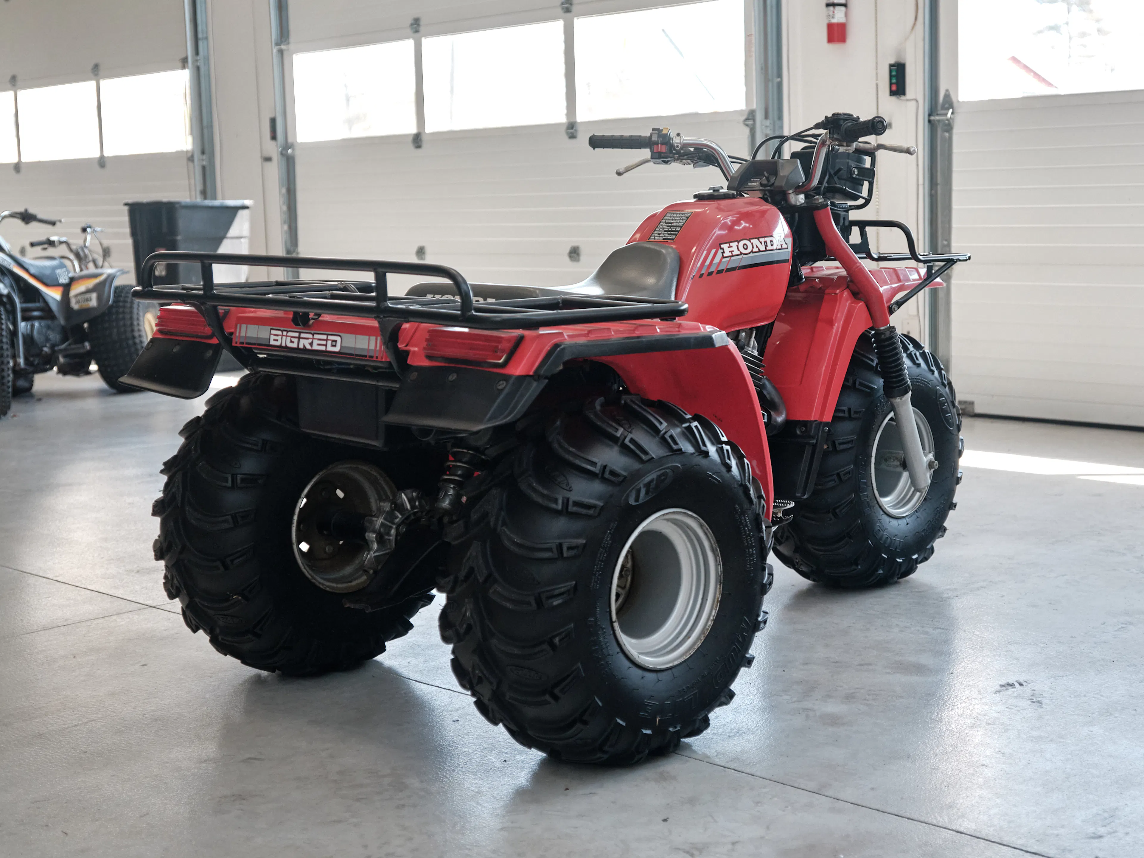 1986 Honda ATC 250ES Big Red right rear 3/4