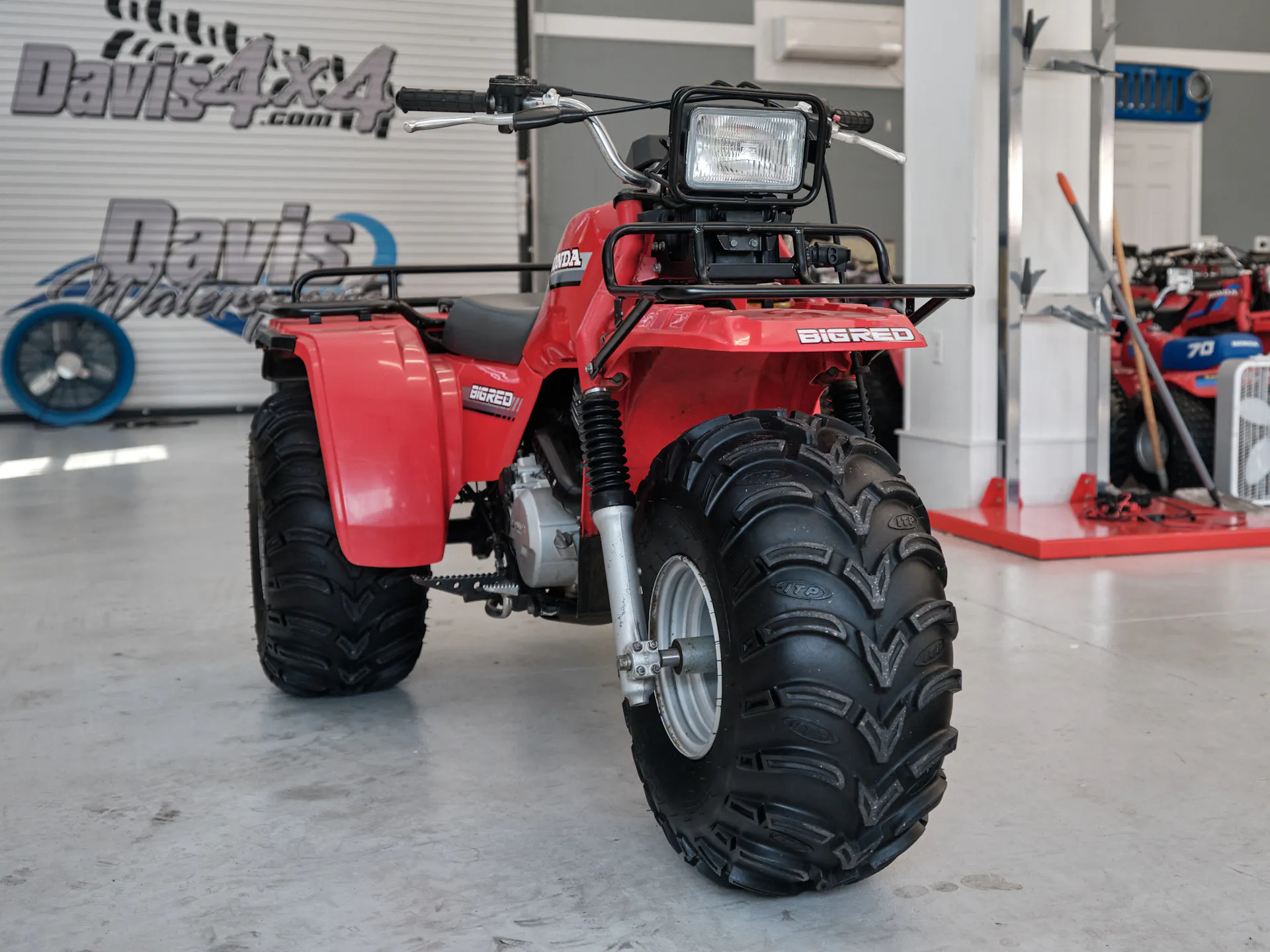 1986 Honda ATC 250ES Big Red right front 3/4 offset