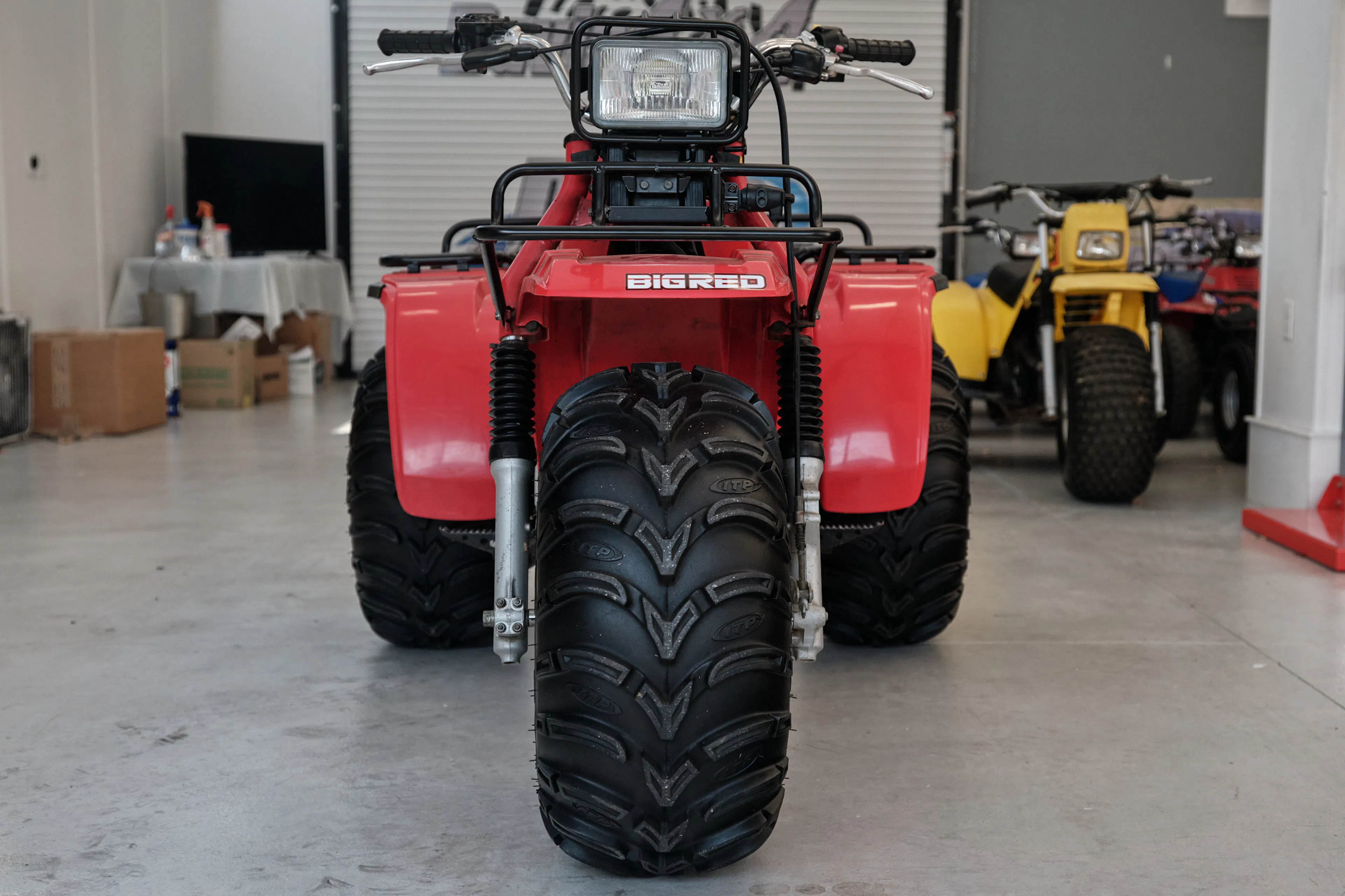 1986 Honda ATC 250ES Big Red front