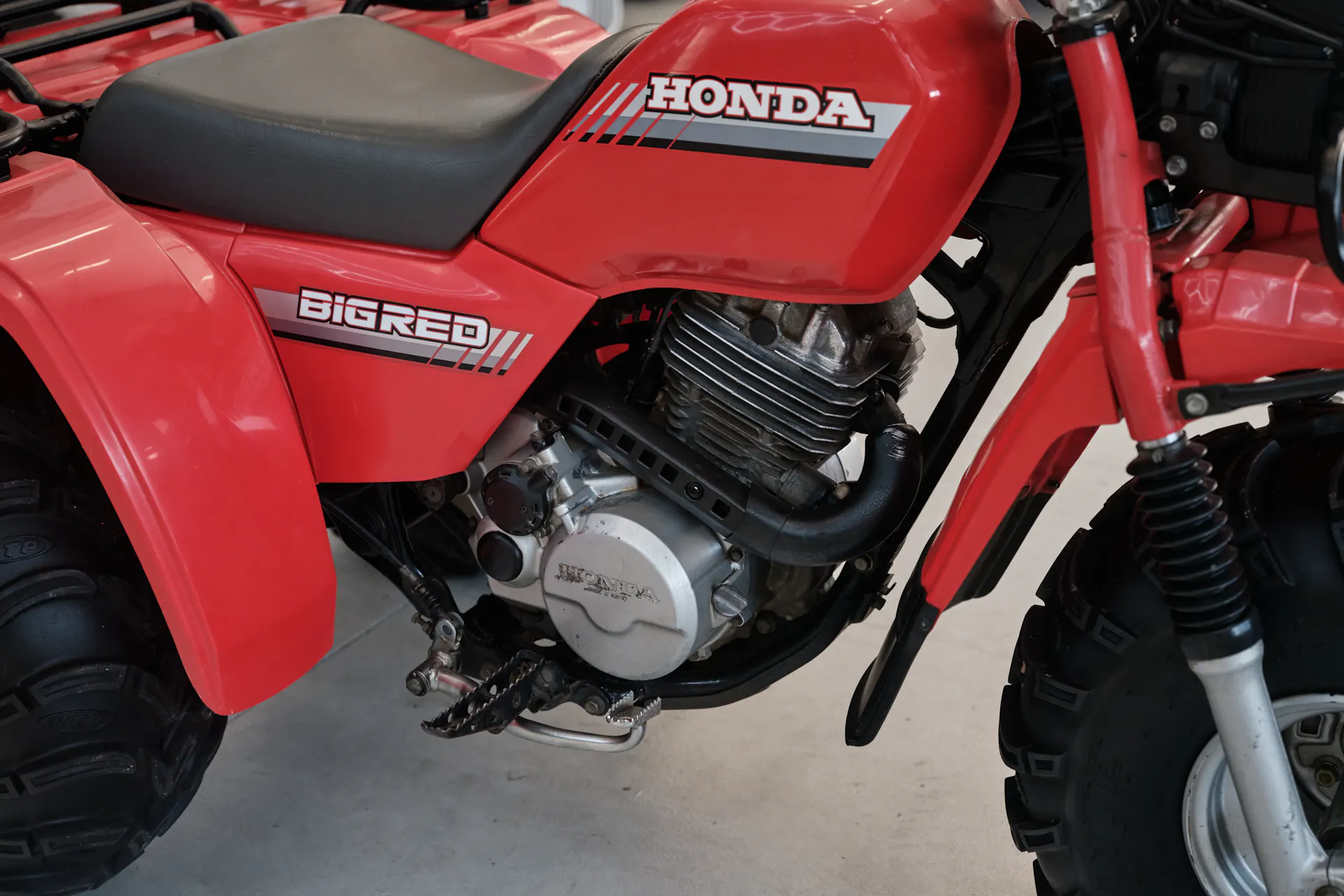 1986 Honda ATC 250ES Big Red side