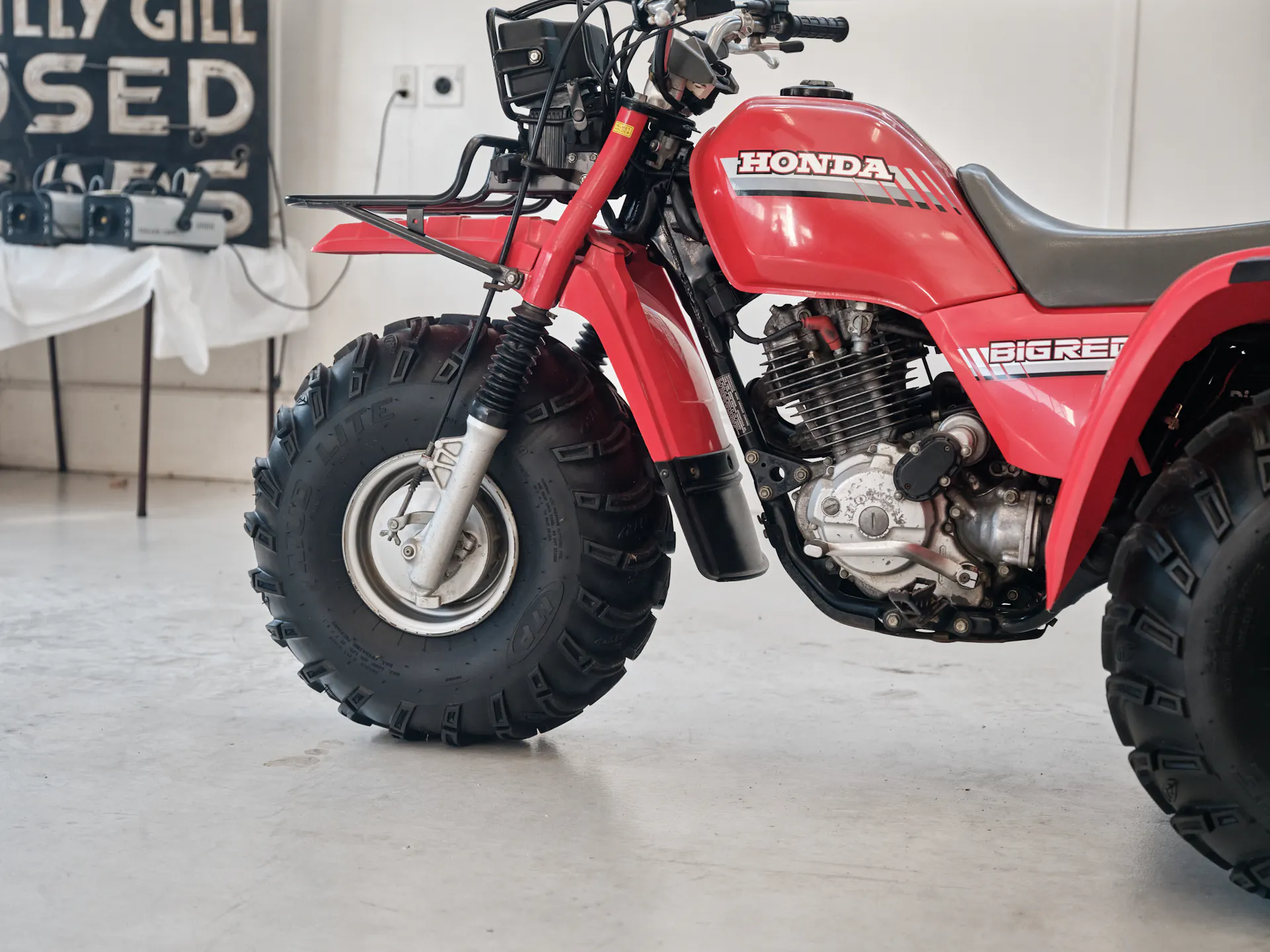 1986 Honda ATC 250ES Big Red front side
