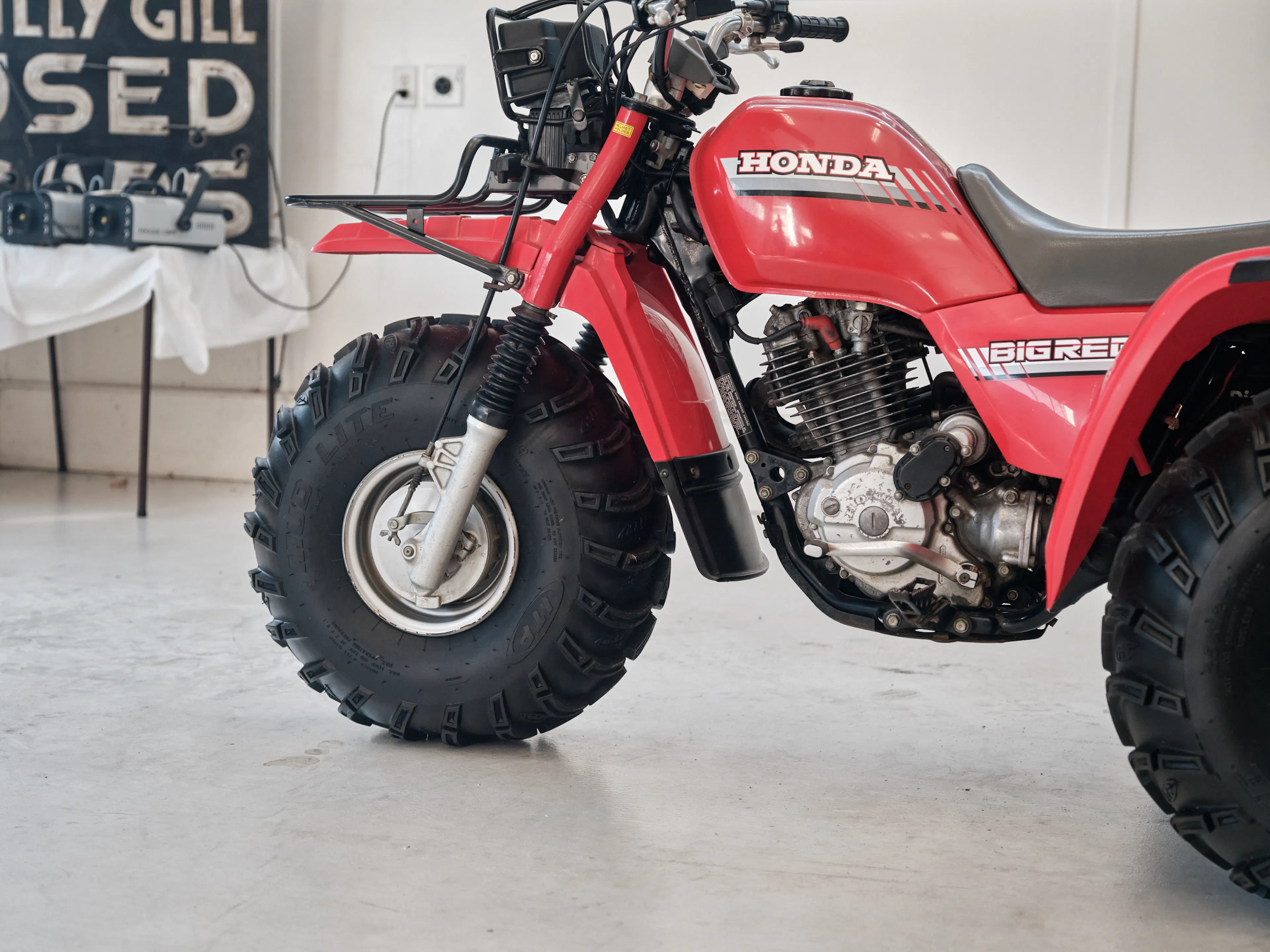 1986 Honda ATC 250ES Big Red front side