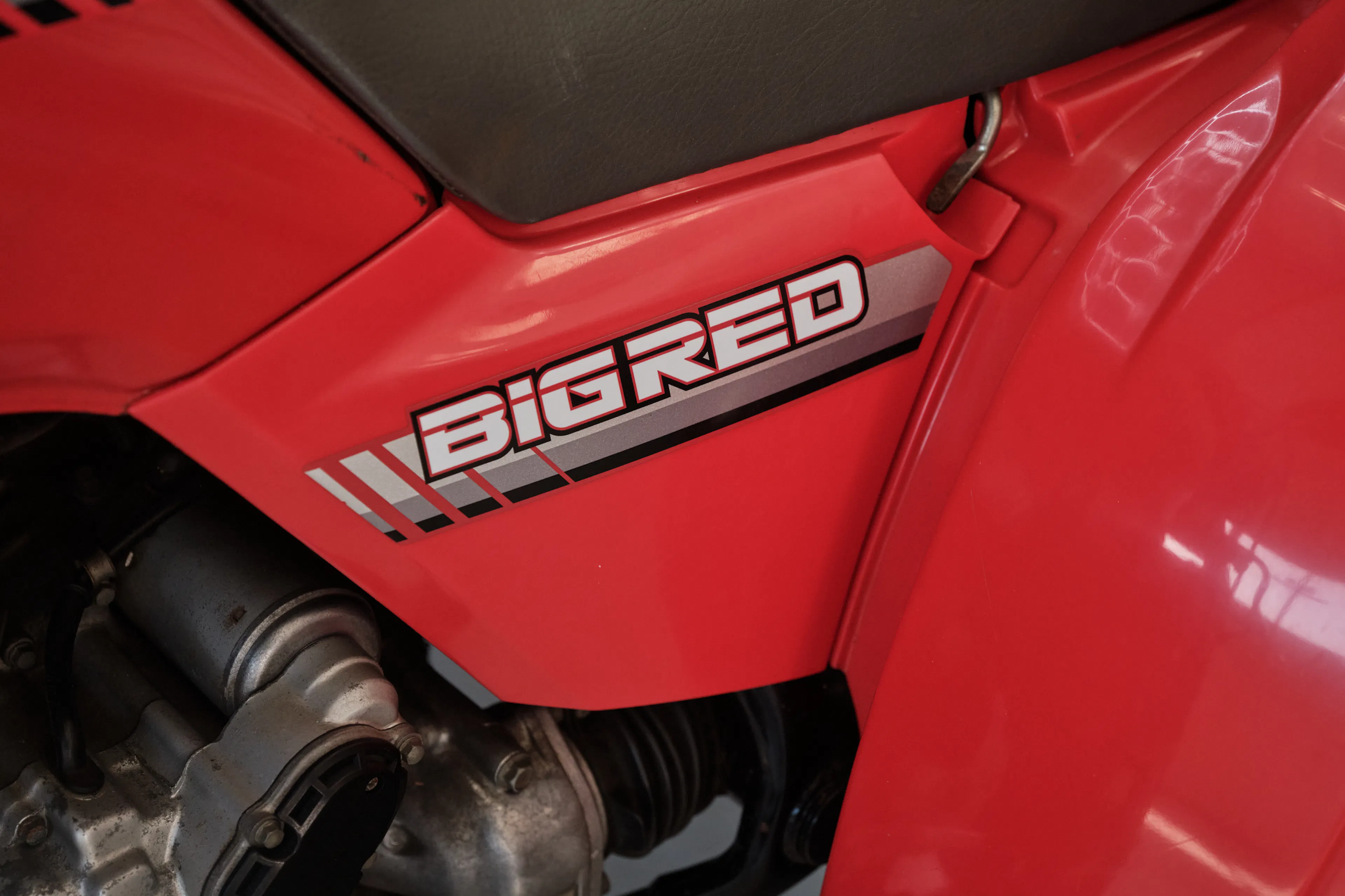 1986 Honda ATC 250ES Big Red left Big Red decal