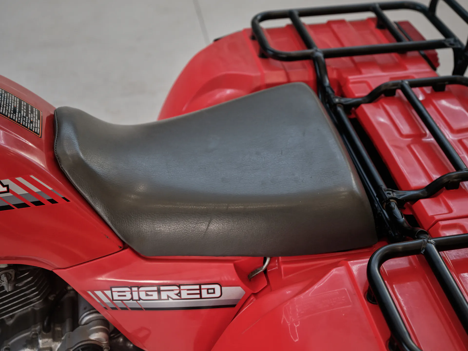 1986 Honda ATC 250ES Big Red seat left side